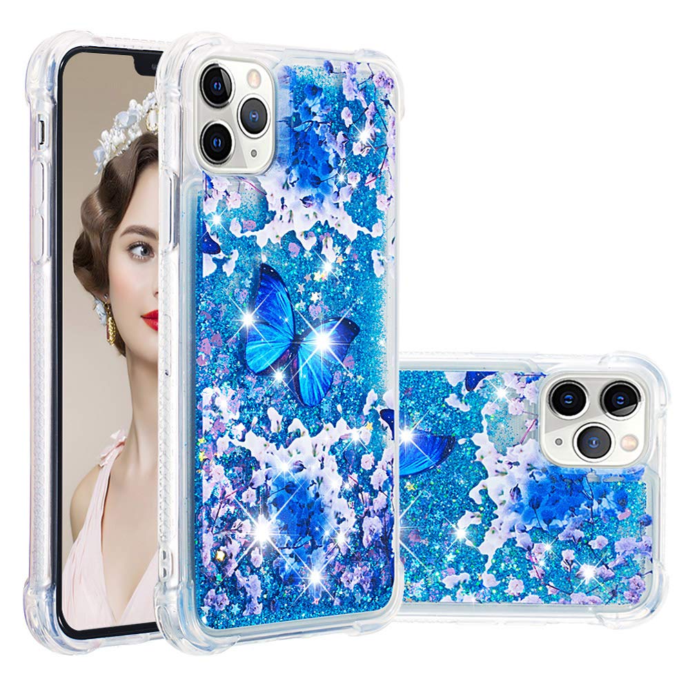 iPhone 11 Pro Max Case - UZER Shockproof Cute Bling Glitter TPU Protective Cover for iPhone 11 Pro Max 6.5