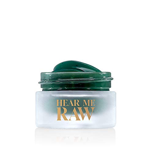 HEAR ME RAW The Brightener with Chlorophyll+ - Brightening Mask & Cleanser Set (Travel Size 0.5 oz) for Glowing Skin at Home or On-The-Go