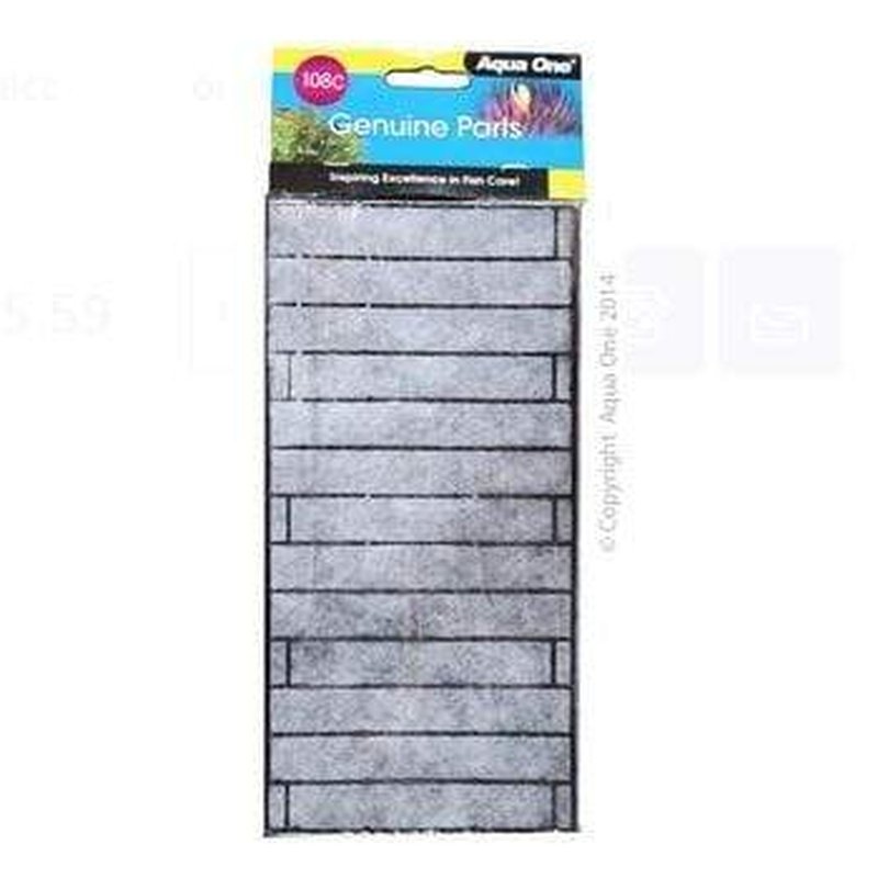 Aqua One Carbon Cartridge 2-Pack for EcoStyle 81 VF127 Fish Tank Filter - Premium Water Purification for Freshwater & Saltwater Aquariums - Perfect for Home, Office, and Pet Store Use