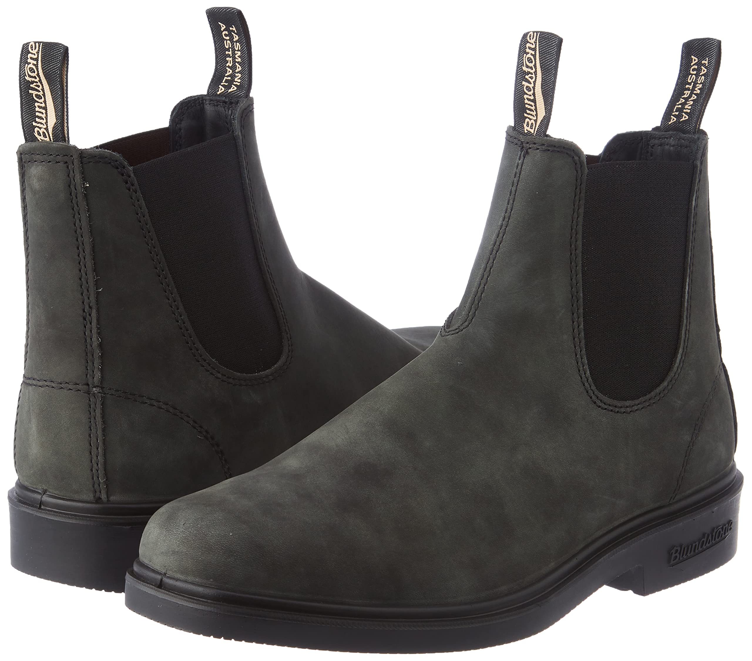 Blundstone Men's 063 Black Leather Chelsea Dress Boots UK Size 10 - Comfortable & Stylish for Work, Casual & Outdoor Wear