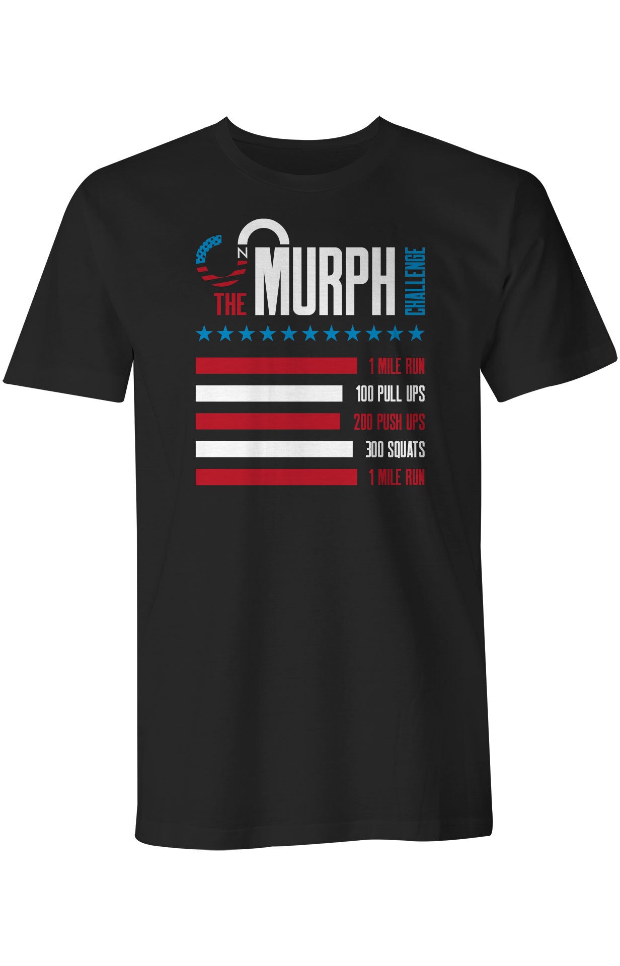 Men's Black Murph Graphic T-Shirt - Soft Cotton Short Sleeve Tee for Casual Wear, Gym & Everyday Outfits