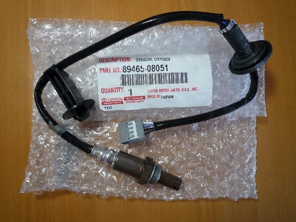 TOYOTA 89465-08051 Oxygen Sensor Replacement - Compatible with Select Toyota Models - Improve Engine Performance & Fuel Efficiency - Perfect for City Driving & Highway Commutes