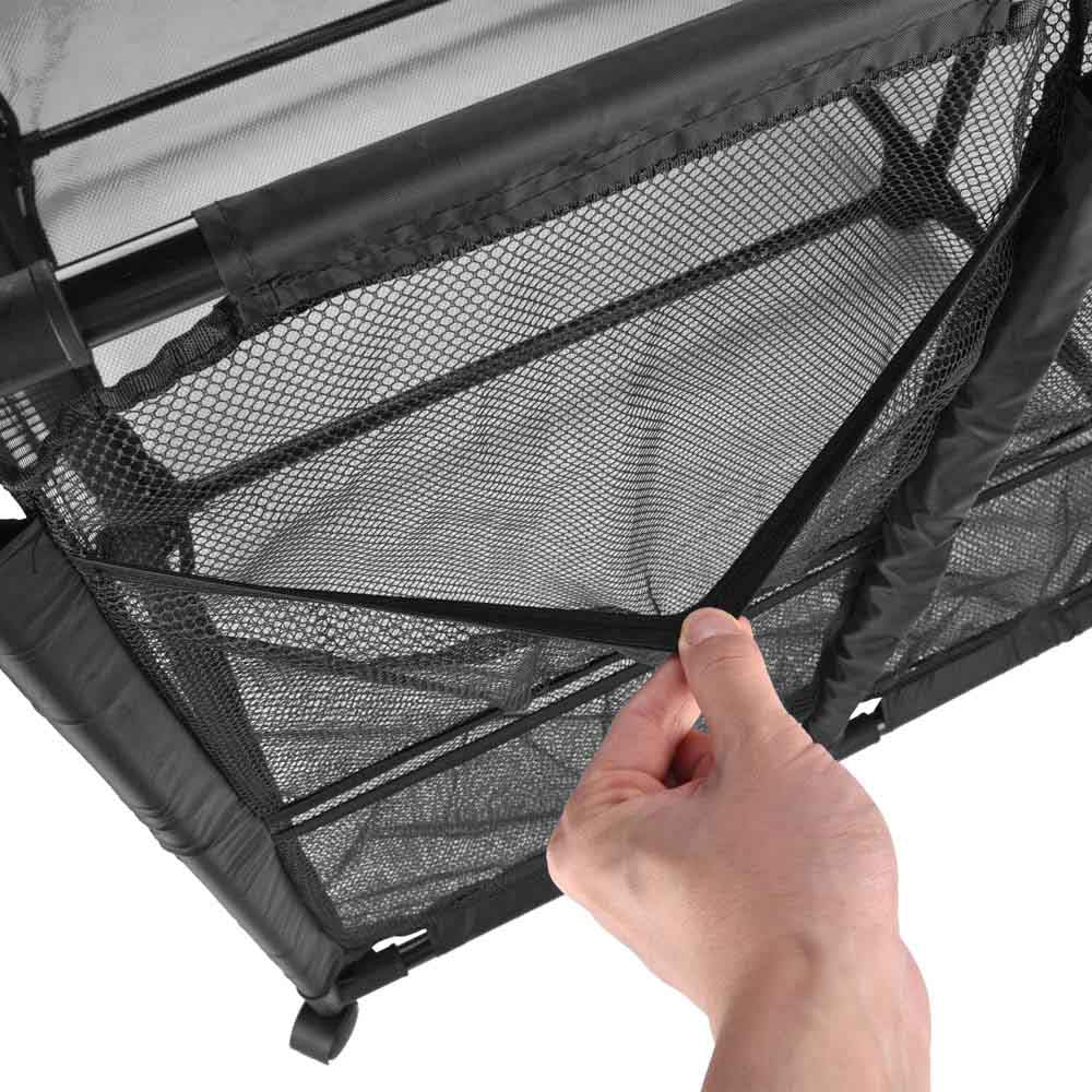 TheLAShop Extra Large 48x30 Mesh Pool Float Storage Bin with Pockets - Perfect for Poolside Organization, Beach Gear Storage & Backyard Toy Containment