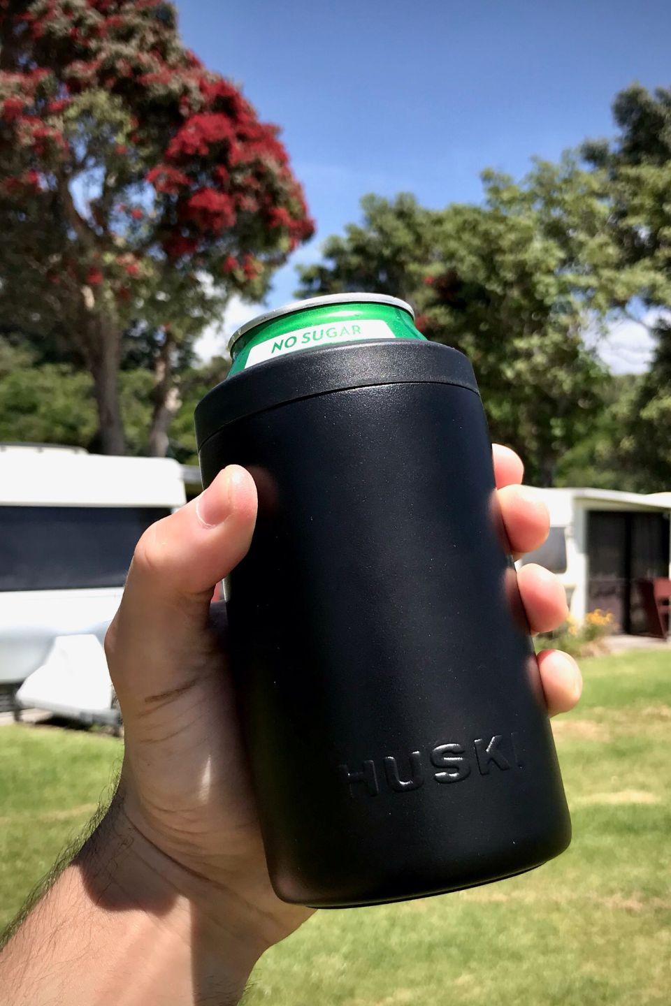 Premium Black Beer Cooler - Insulated Stainless Steel Beer Chiller for Home, Parties & Outdoor Adventures - Keep Drinks Cold for Hours