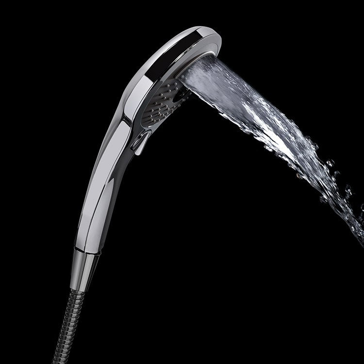 Aero Modern Series 3-Function Handheld Shower Head - High Pressure Rain, Massage & Mist Modes for Relaxing Spa Experience in Bathroom