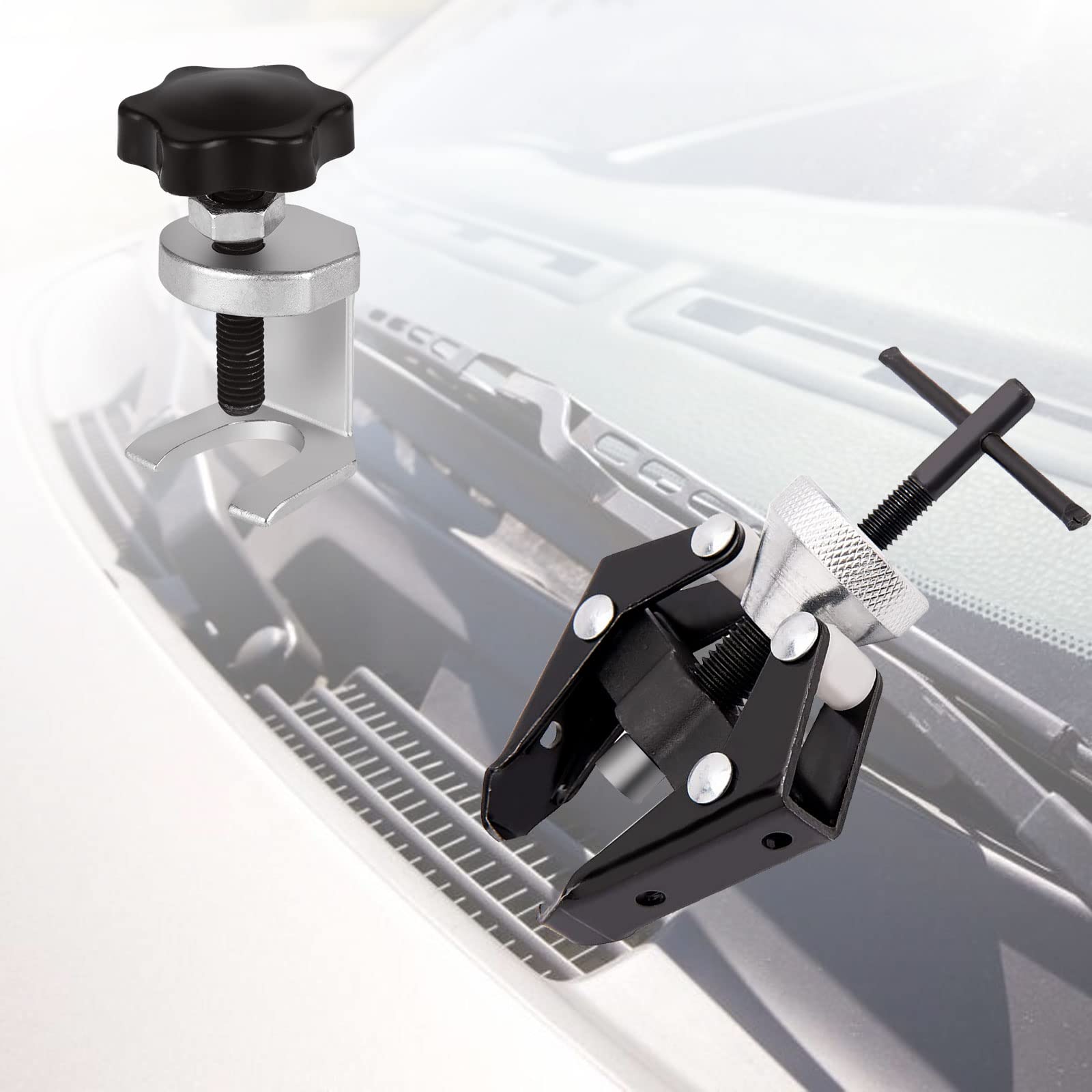 Heavy-Duty Battery Terminal Puller & Wiper Arm Removal Tool - Professional Auto Repair Kit for Windshield Wiper Arm and Bearing Removal - Perfect for DIY Car Maintenance and Mechanic Workshops