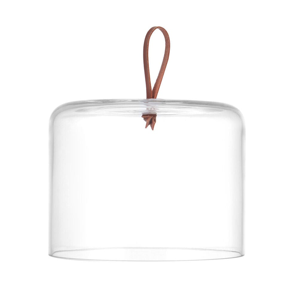 Glenwood Square Cheese Board with Glass Dome Cloche - Perfect for Charcuterie, Cheese Display & Party Serving - Elegant Entertaining & Kitchen Decor