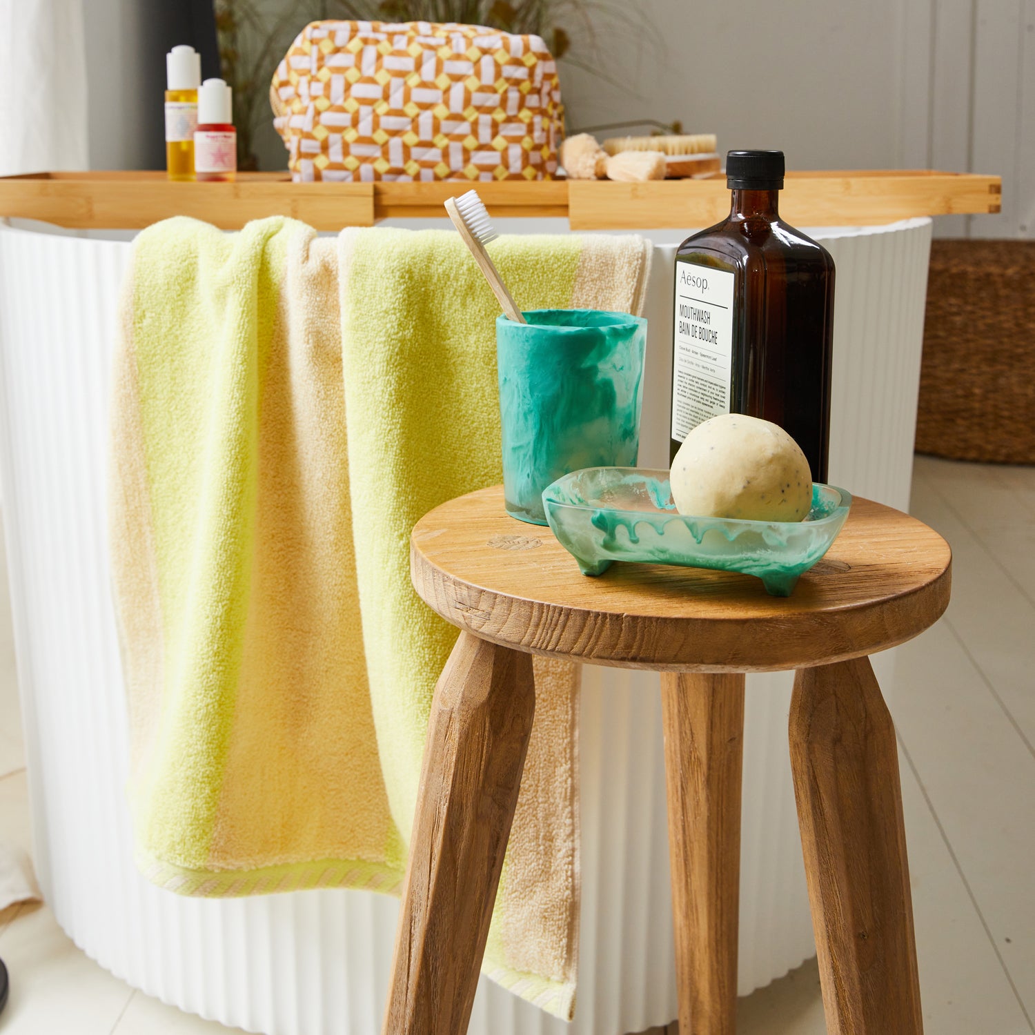 Premium Didcot Hand Towel - Soft & Absorbent Cotton Towel for Bathroom, Kitchen & Gym - Splice Design for Modern Home Decor