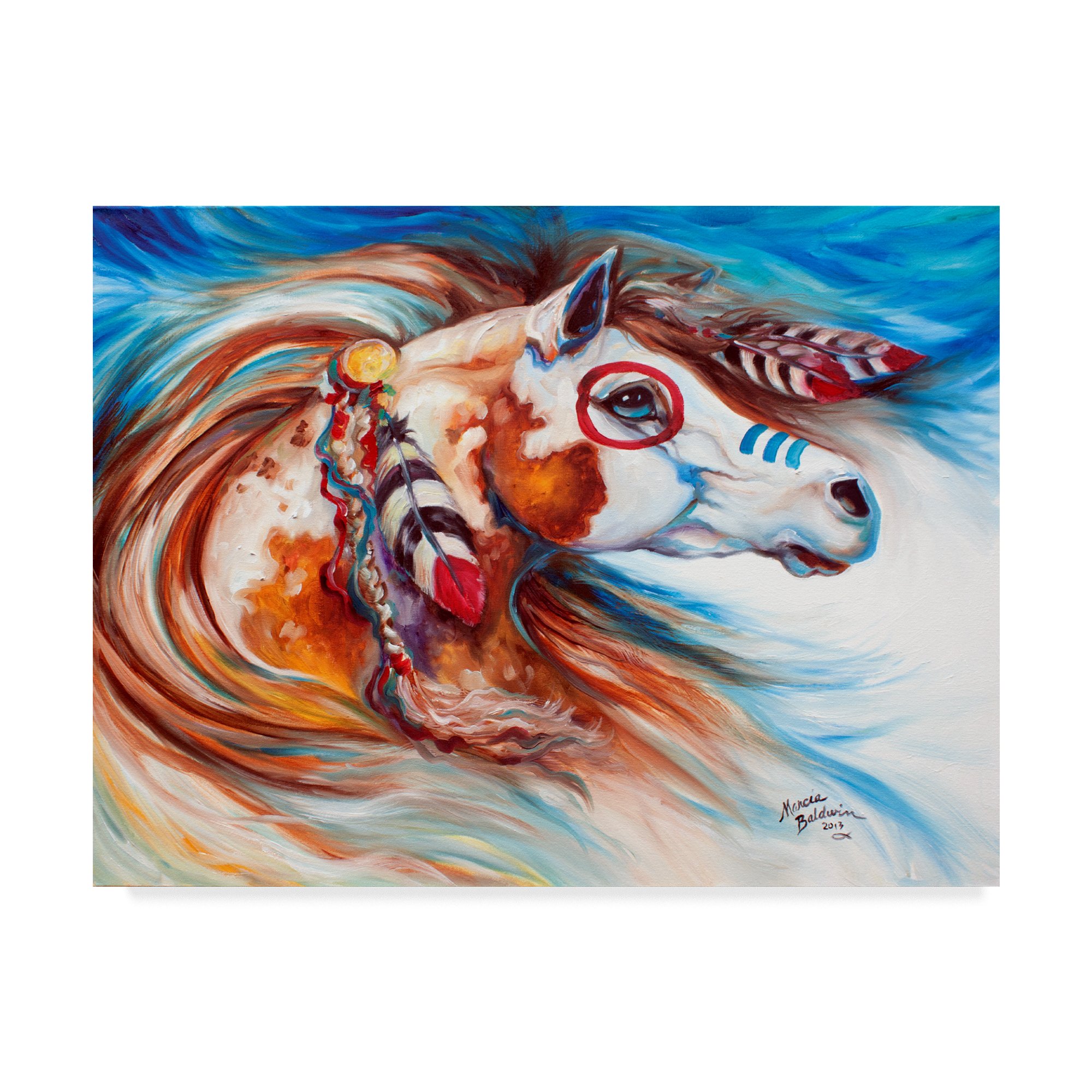 Trademark Fine Art Marcia Baldwin Multicolor Canvas Print - Perfect for Home Decor, Office & Living Room Wall Art