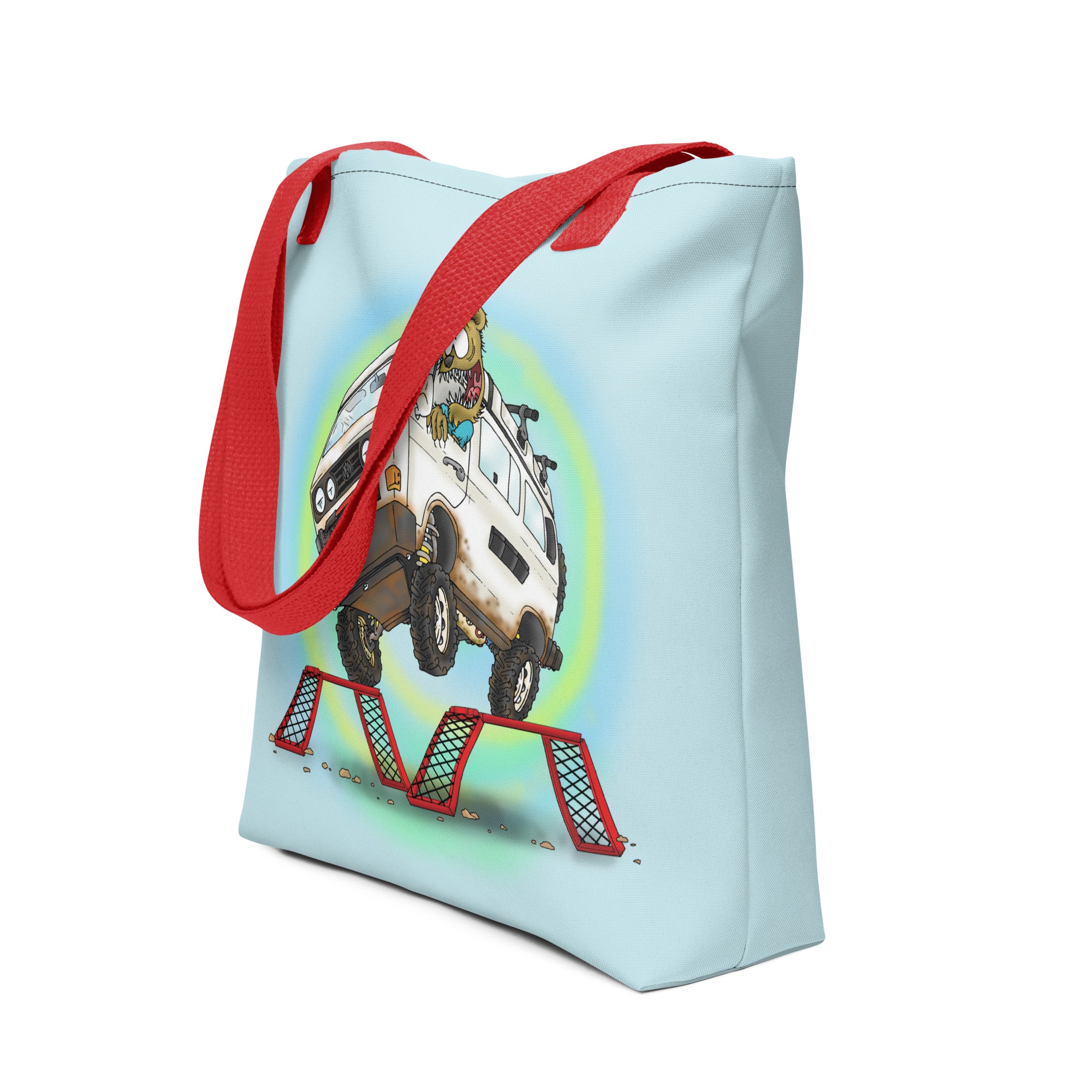 Ramp Champ Tote Bag - Durable Canvas Shopping Bag with Reinforced Handles for Women & Men - Perfect for Groceries, Beach, Work & Travel | Eco-Friendly Reusable Tote