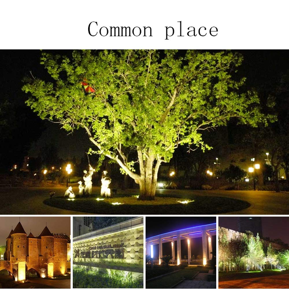 5W LED Outdoor Flood Lights - Waterproof Garden Spotlights for Lawn & Walkway (Green Light) - Perfect for Landscape & Path Lighting