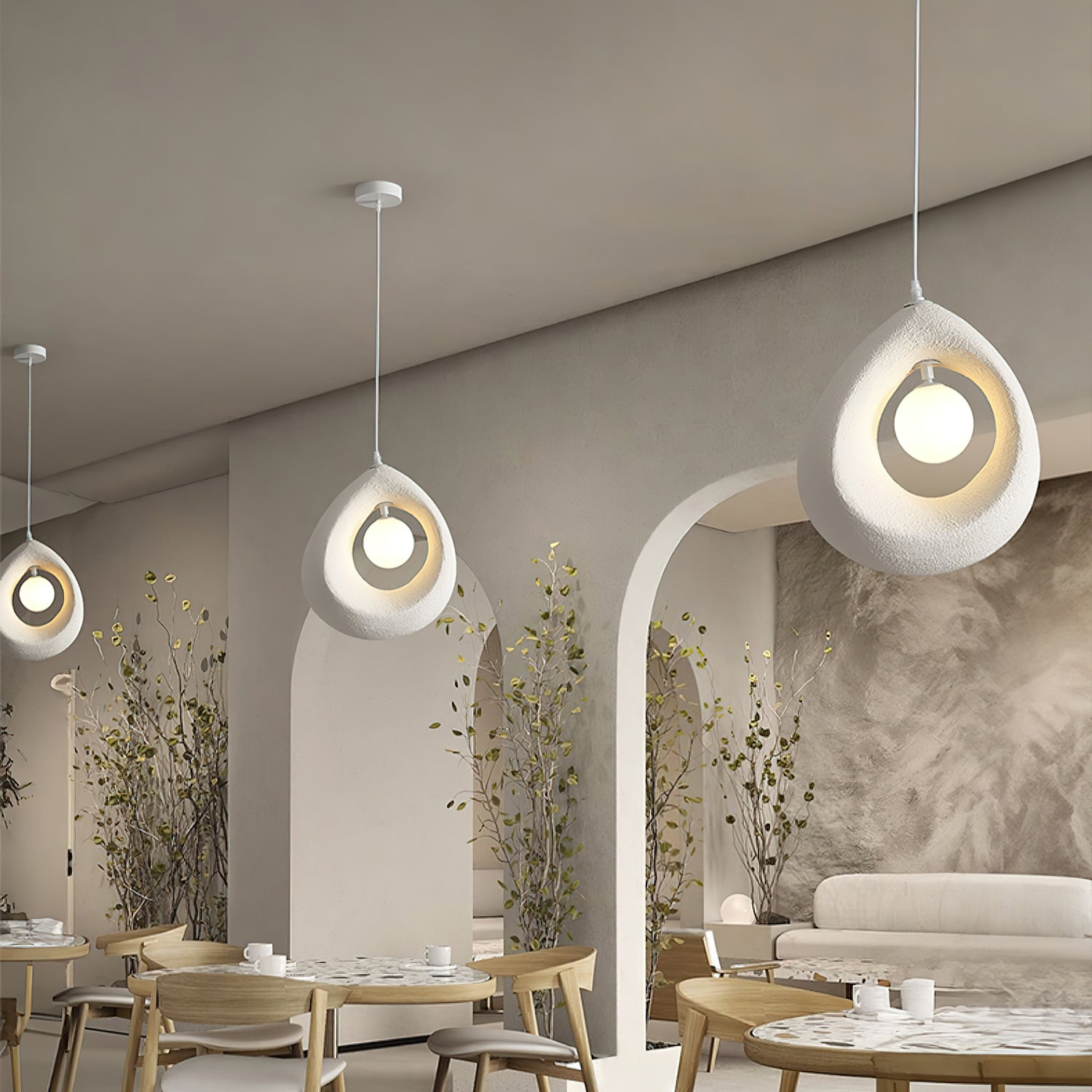 Stylish Tricia Pendant Lamp - Modern Hanging Light Fixture for Dining Room, Kitchen Island & Living Room Decor