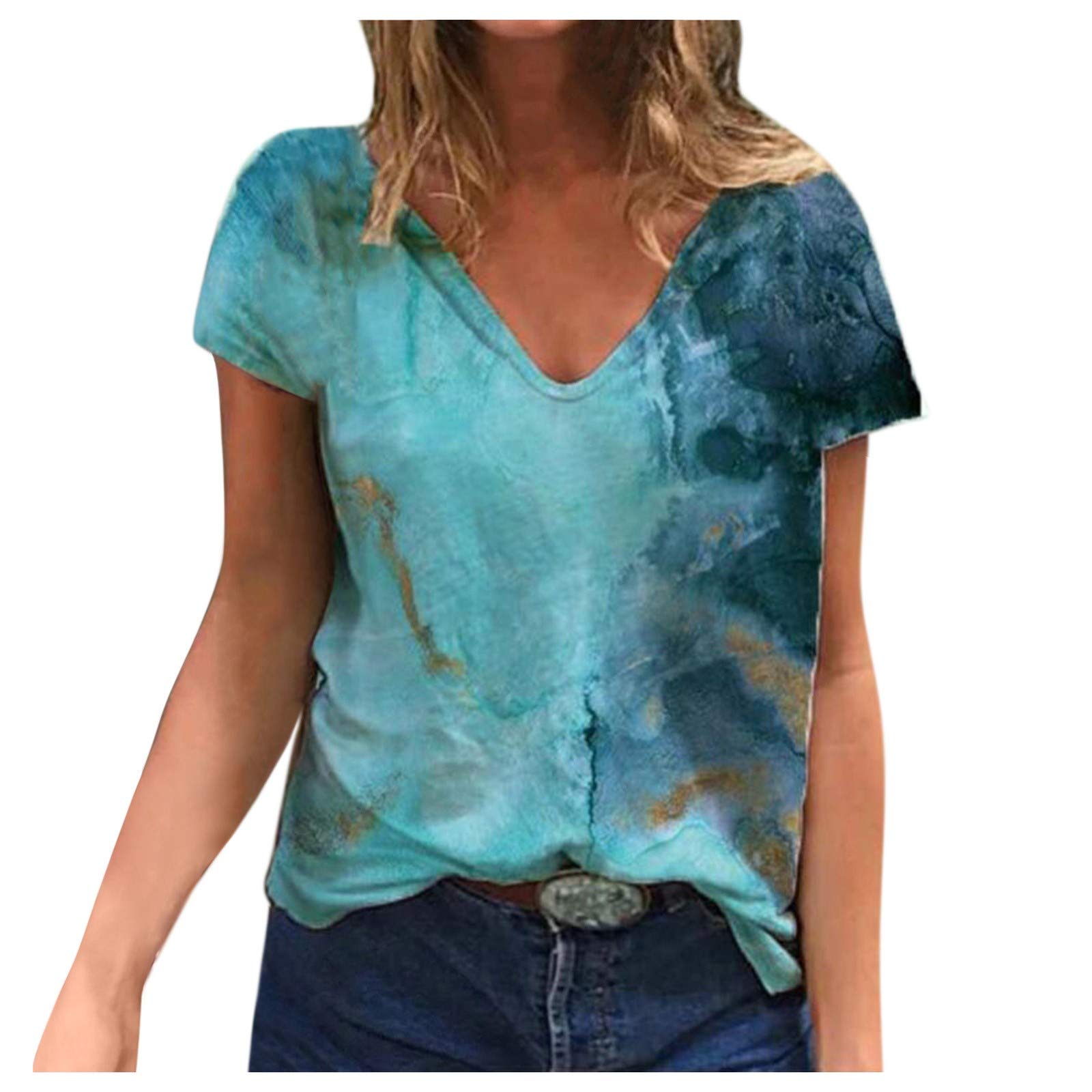 Women's Mock Neck Loose Fit Black T-Shirt - Stylish Casual Top for Daily Wear, Lounge, Sleep & Pajama Tee - Soft Comfortable Shirt for Women