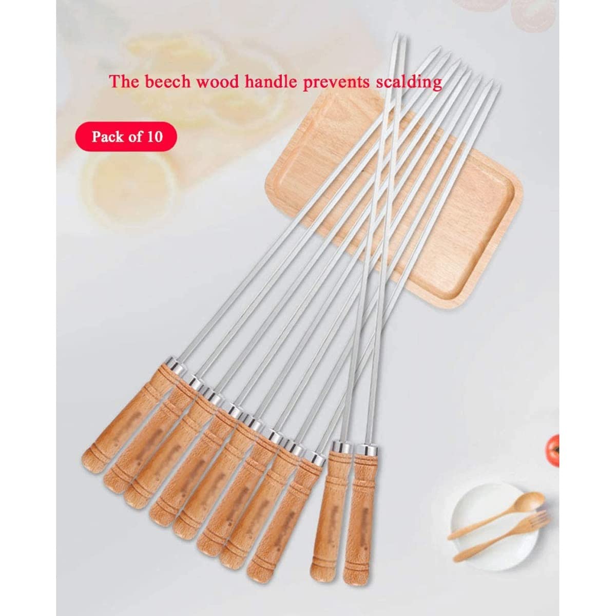 29-Piece 304 Stainless Steel BBQ Grill Accessories Set - Tongs, Forks, Brush & Utensils for Outdoor Grilling, Backyard Barbecue & Camping Cookouts