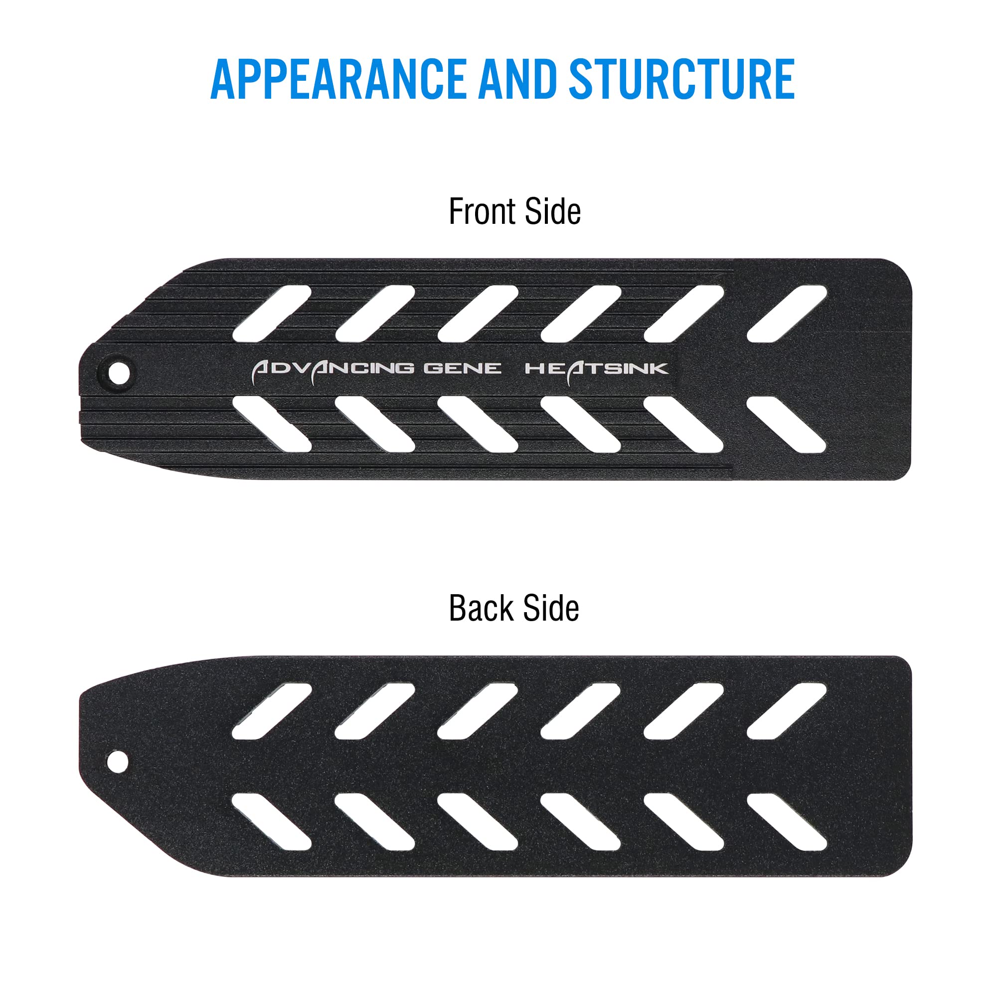 High-Performance M.2 NVMe Heatsink for PS5 Console - Black | SSD Cooling Solution for Gaming & 4K Streaming
