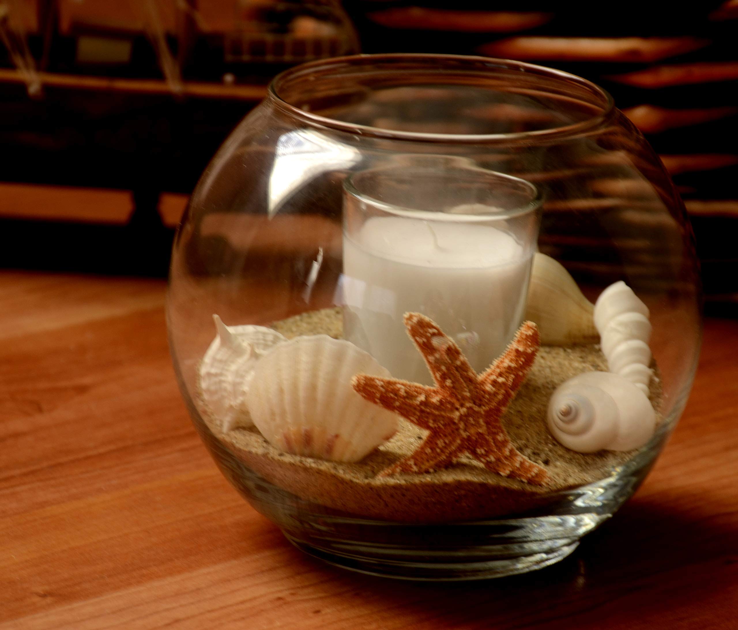 Coastal Beach Wedding Decorations - Nautical Table Centerpieces for Rustic Seaside Ceremonies | Perfect for Wedding Receptions, Bridal Showers & Beach Themed Events