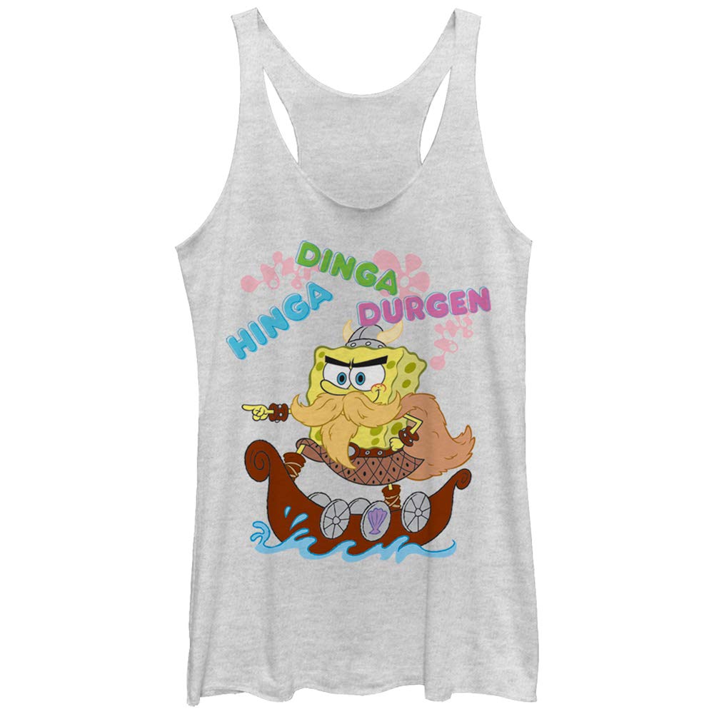 SpongeBob SquarePants Hinga Dinga Durgen Women's Racerback Tank Top - Soft & Comfortable Summer Casual Wear for Beach, Gym & Everyday Outfits