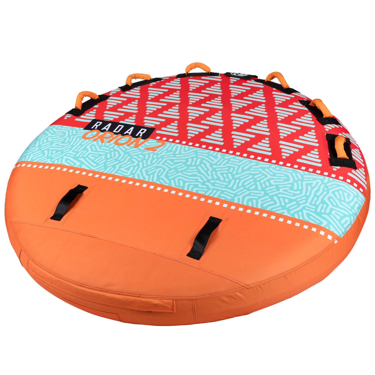 Radar Orion 2 Marshmallow Top Towable Tube for 2 Riders - Inflatable Water Tube for Lake & Boat Fun, Summer Water Sports & Family Activities
