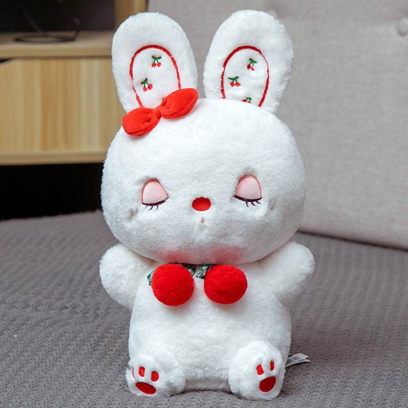 Soft and Cute Resting Bunny Face Plush Pillow - Perfect for Kids' Bedroom Decor, Nursery, and Cozy Home Relaxation