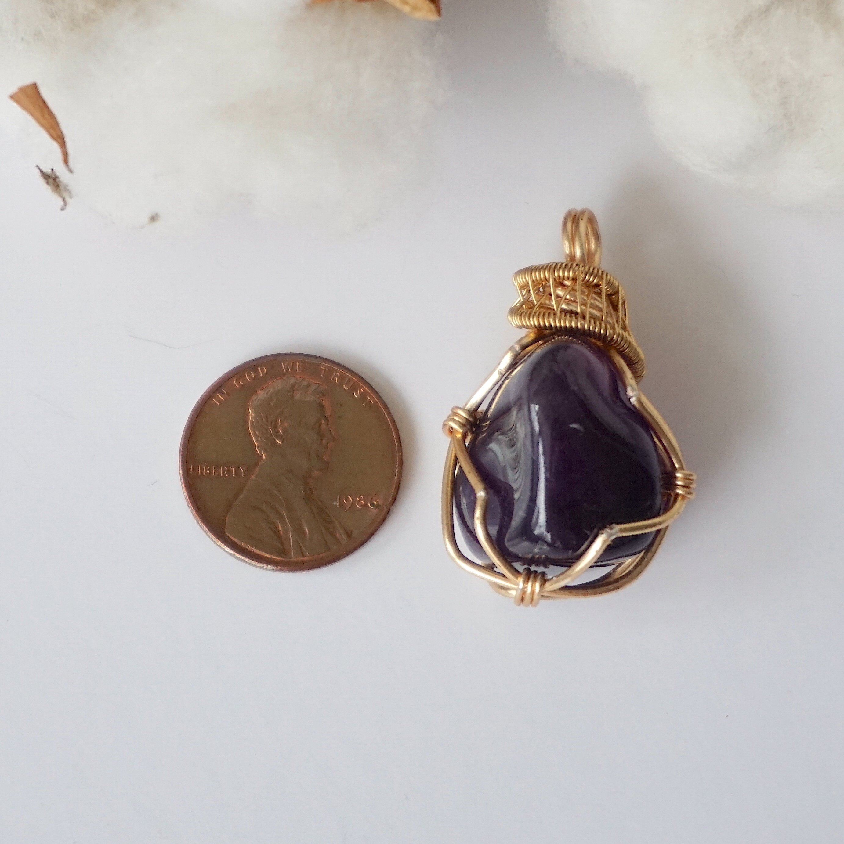14K Gold Plated Amethyst Pendant Necklace for Women - Elegant Purple Gemstone Jewelry Gift for Birthday, Anniversary & Special Occasions