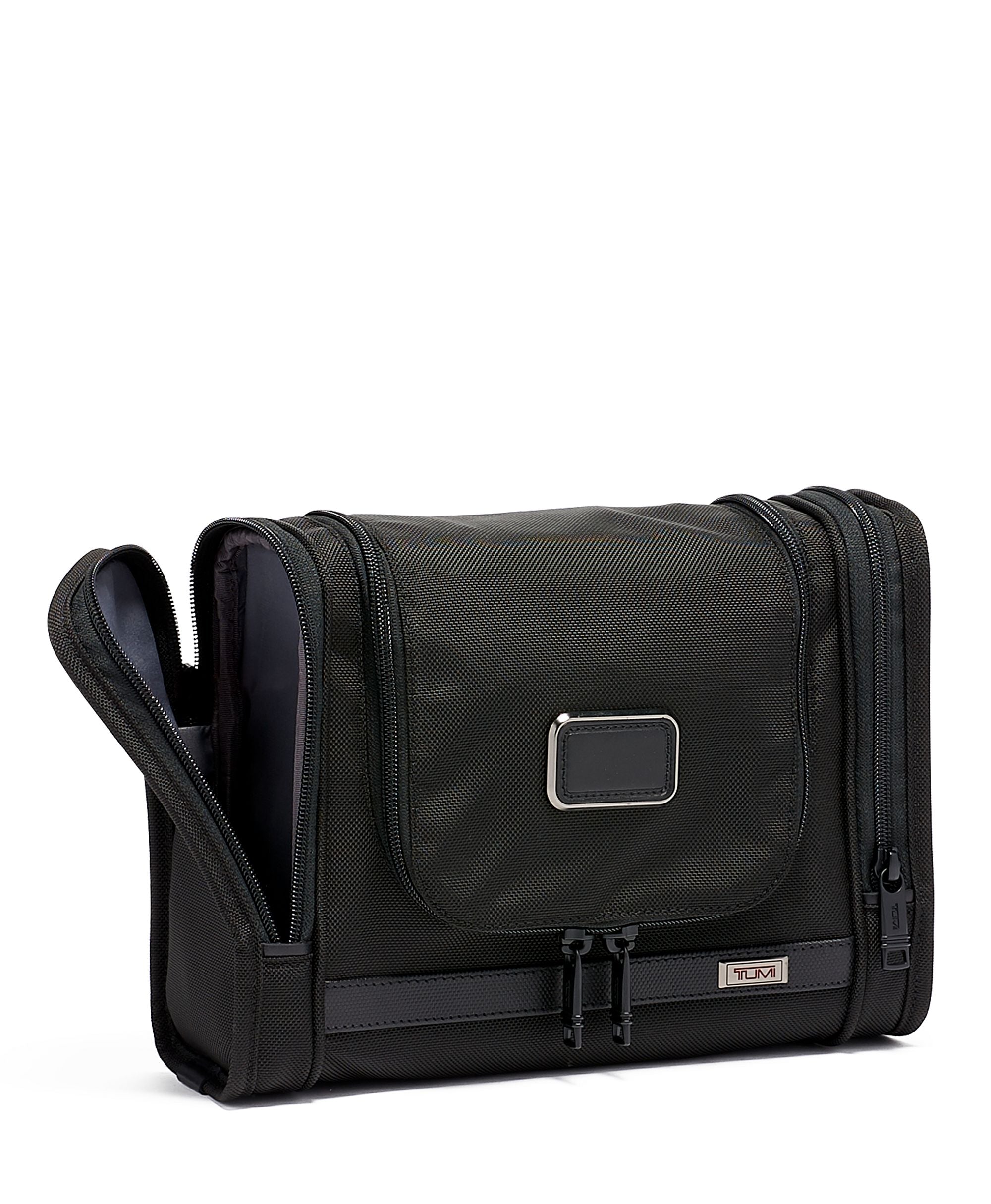 Tumi Alpha Hanging Travel Kit - Premium Men's Toiletry Bag for Business Travel & Weekend Getaways - Perfect for Toiletries, Grooming Essentials & Travel Accessories Organization