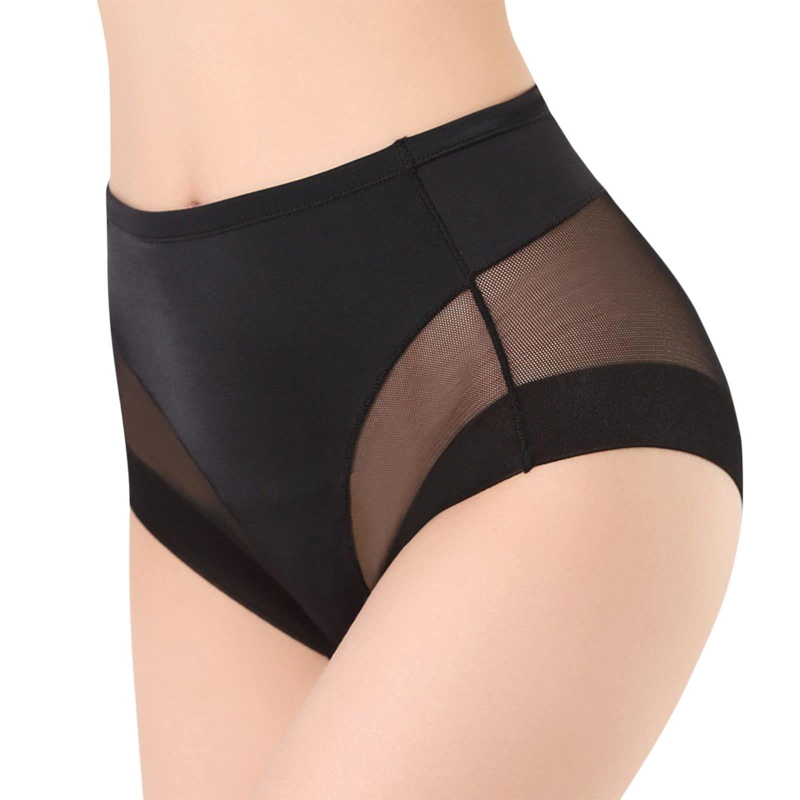 Seamless Bikini Underwear for Women - Invisible No Show Panties with Half Back Coverage - 3 Pack Soft Comfortable Underwear for Everyday Wear, Yoga & Lounge