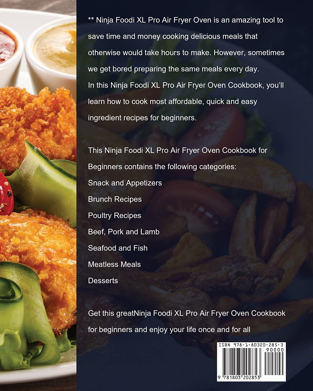 Ninja Foodi XL Pro Air Fryer Oven Cookbook: 1000 Easy & Delicious Recipes for Beginners - Perfect for Family Dinners, Parties & Healthy Meals