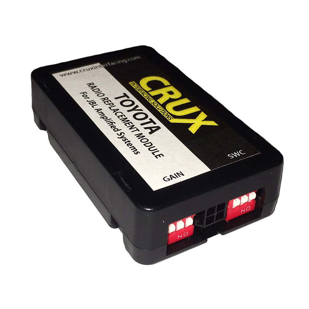 Crux SWRTY 61J Aftermarket Car Stereo Radio for 2003+ Toyota & Lexus Vehicles with JBL Sound System - Upgrade Your Factory Audio for Enhanced Music & Hands-Free Calling