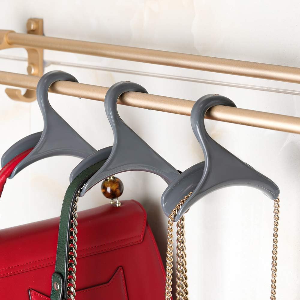 Premium Purse Hanger Hook - 2 Pack Bag Organizer for Handbags, Backpacks & Totes | Space-Saving Closet Rod Hanger for Purse Storage & Organization | Perfect for Bedroom, Closet & Dorm Room Organization