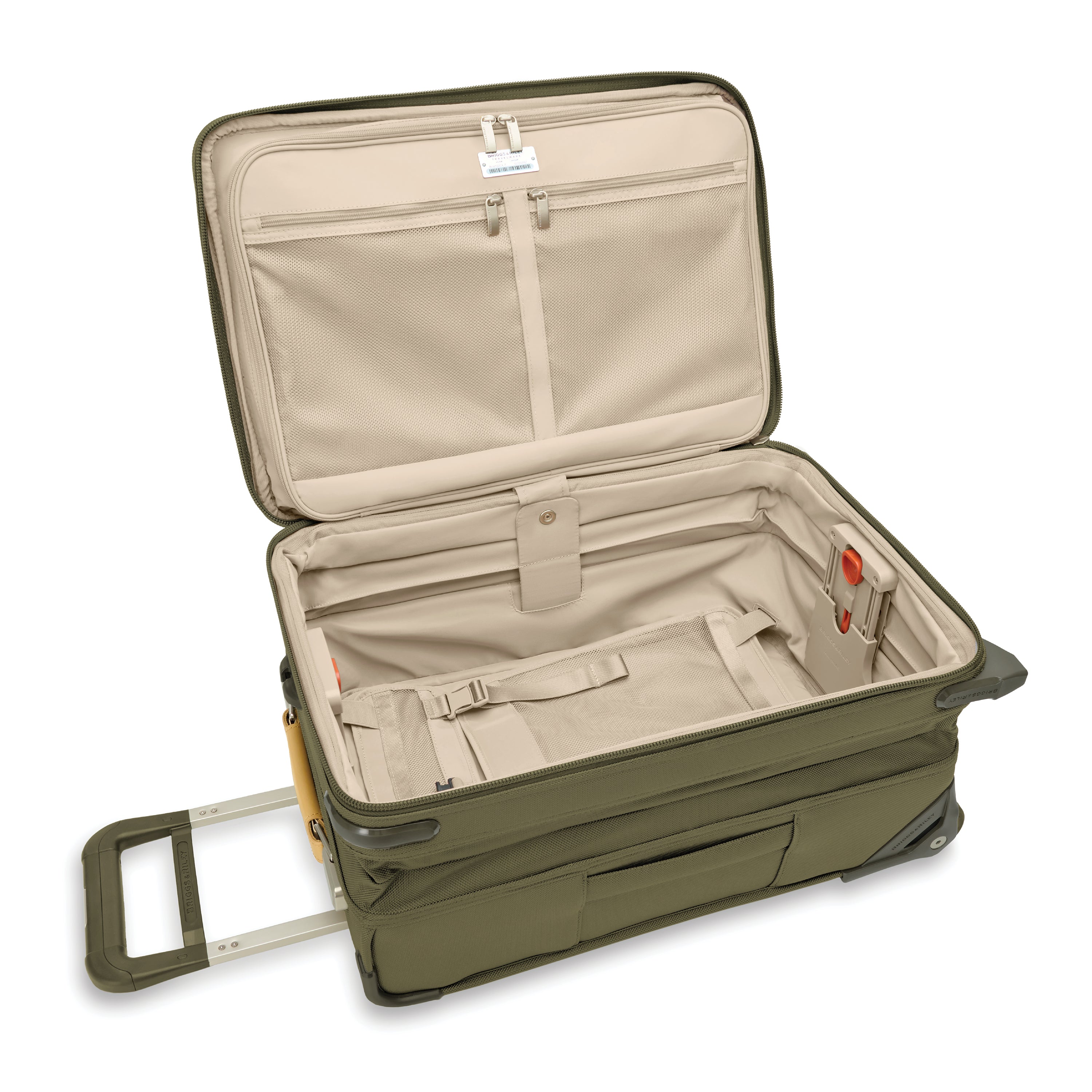 Briggs & Riley Baseline Essential 2 Wheel Carry On Luggage - Lightweight Durable Suitcase for Business Travel & Weekend Getaways | TSA Approved Spinner Luggage with Expandable Design