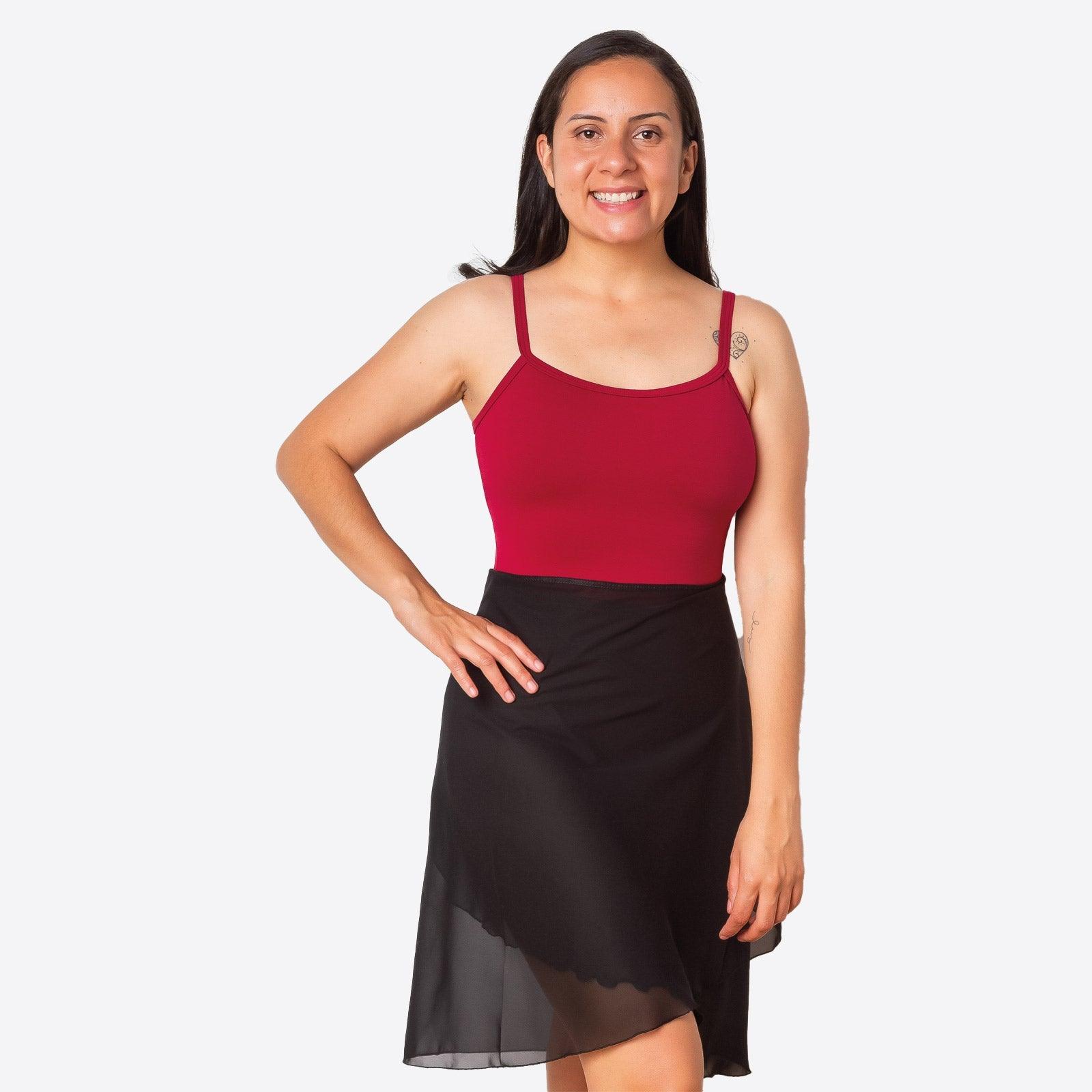 So Danca Adult CORDELIA Curvy Pull on Skirt - Stretchy Ballet Dance Skirt for Women, Comfortable Elastic Waist, Perfect for Ballet Class, Dance Practice & Performance
