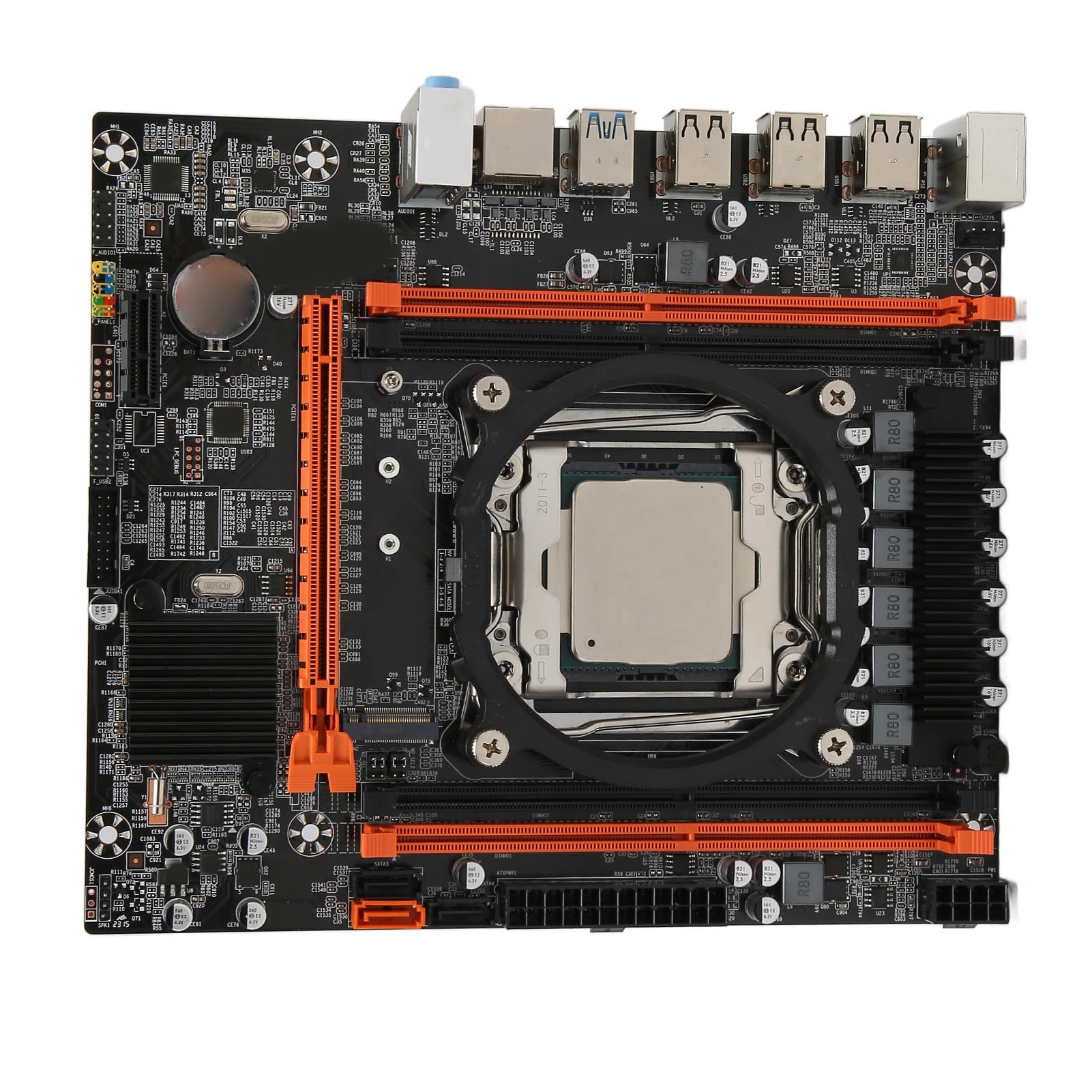 BROLEO X99 DDR4 Motherboard - Dual Channel Desktop Motherboard with 3-Pin Connector for Gaming PC, Workstation & High-Performance Computing