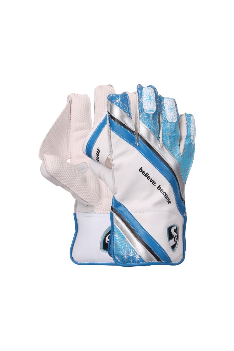 SG LEAGUE Cricket Wicket Keeping Gloves 2025 - Professional Leather Gloves for Wicket Keepers - Perfect for Cricket Matches & Training Sessions