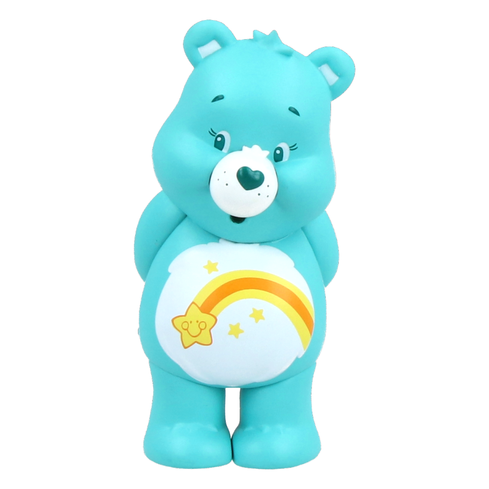 Wish Bear Figurine UDF Les Bisounours - Cute Collectible Plush Toy for Kids & Disney Fans | Perfect for Birthday Gifts, Room Decor, and The Smurfs Merchandise Collection