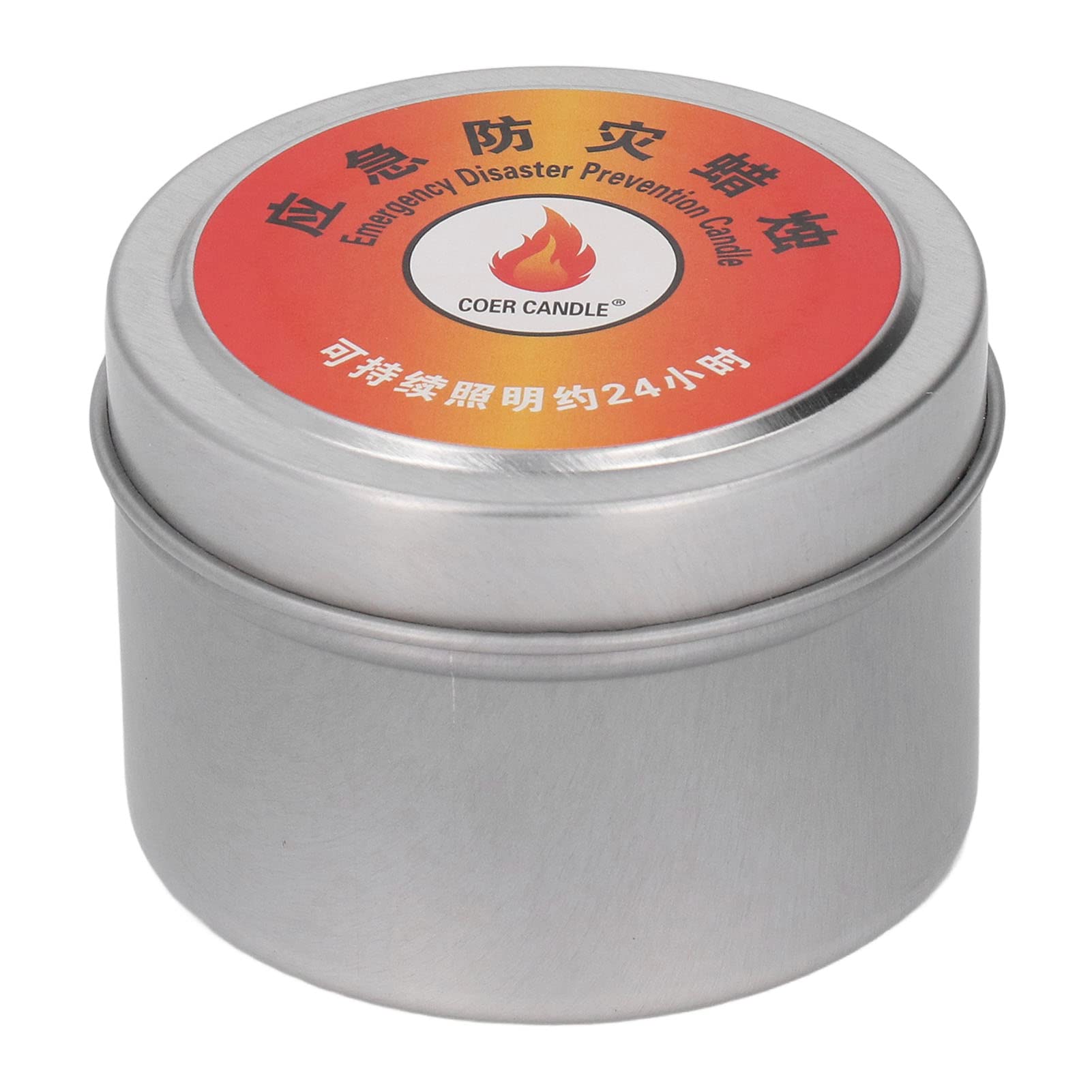 24H Windproof Emergency Candle for Camping & Power Outages