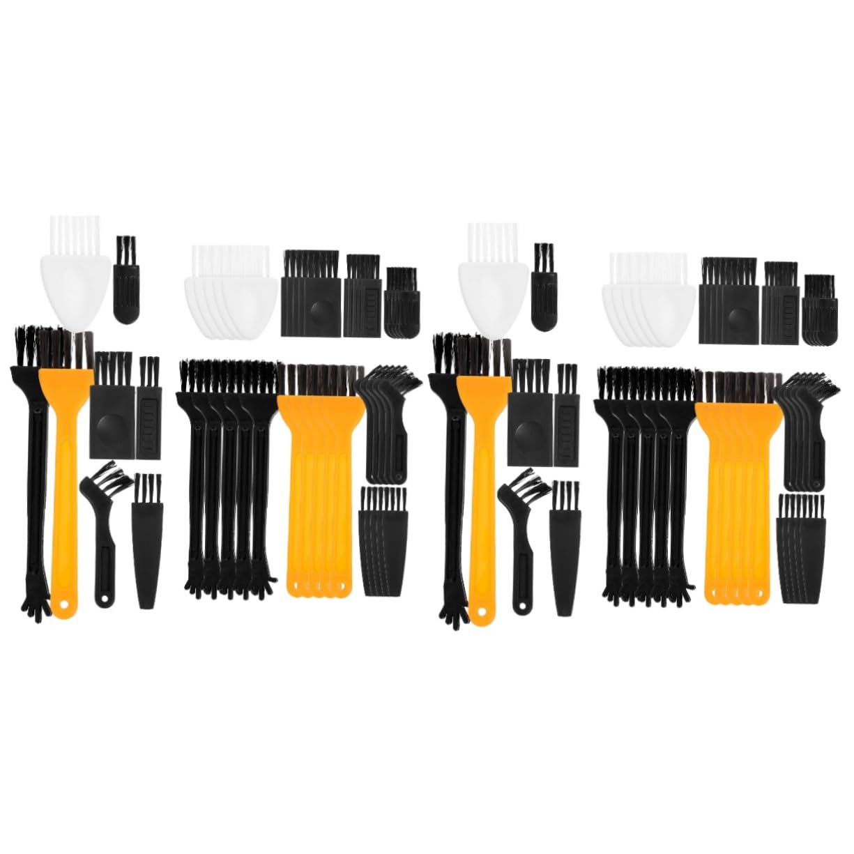 96 Pcs Electric Cleaning Brush Set - Mini Razor Brush, Beard Trimmer, Ear Wax Spoon, Paintbrush Cleaner, Keyboard & Humidifier Cleaner - Perfect for Grooming, Electronics & Home Cleaning