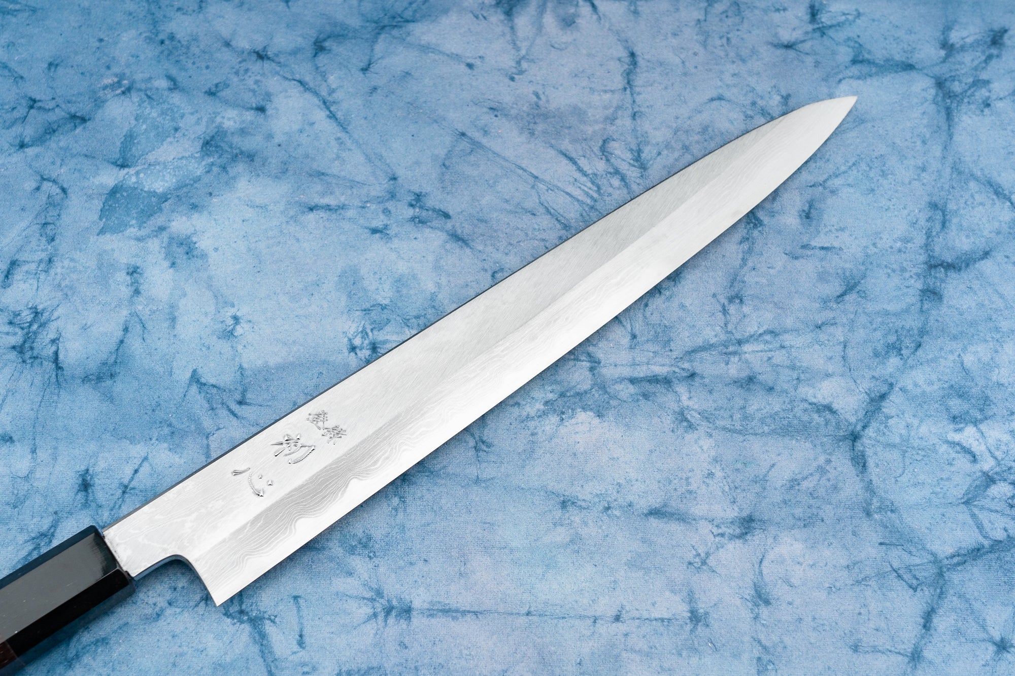 Premium Hatsukokoro Aoichi Damascus Sujihiki Knife 270mm - Japanese High Carbon Steel Chef Knife for Slicing Meat, Sushi & Vegetables - Perfect for Professional Chefs & Home Cooking
