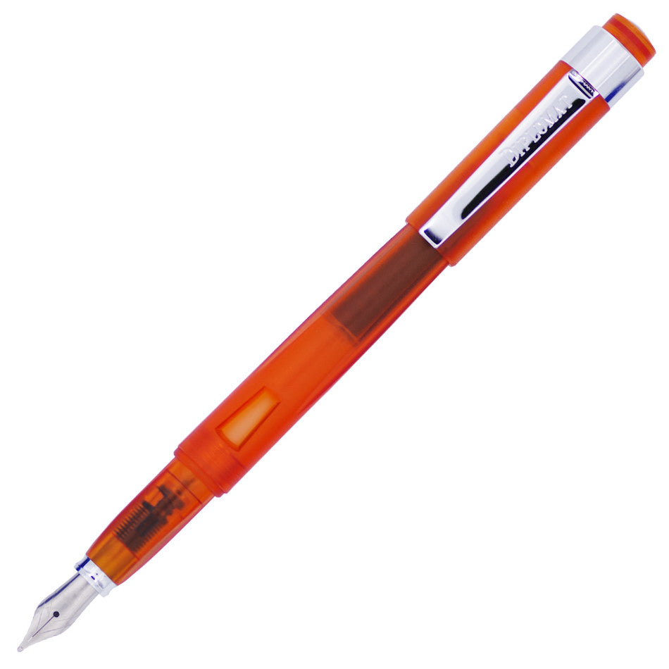 Diplomat Magnum Fountain Pen - Orange Demonstrator - Premium Writing Instrument for Calligraphy, Note Taking & Gift Giving