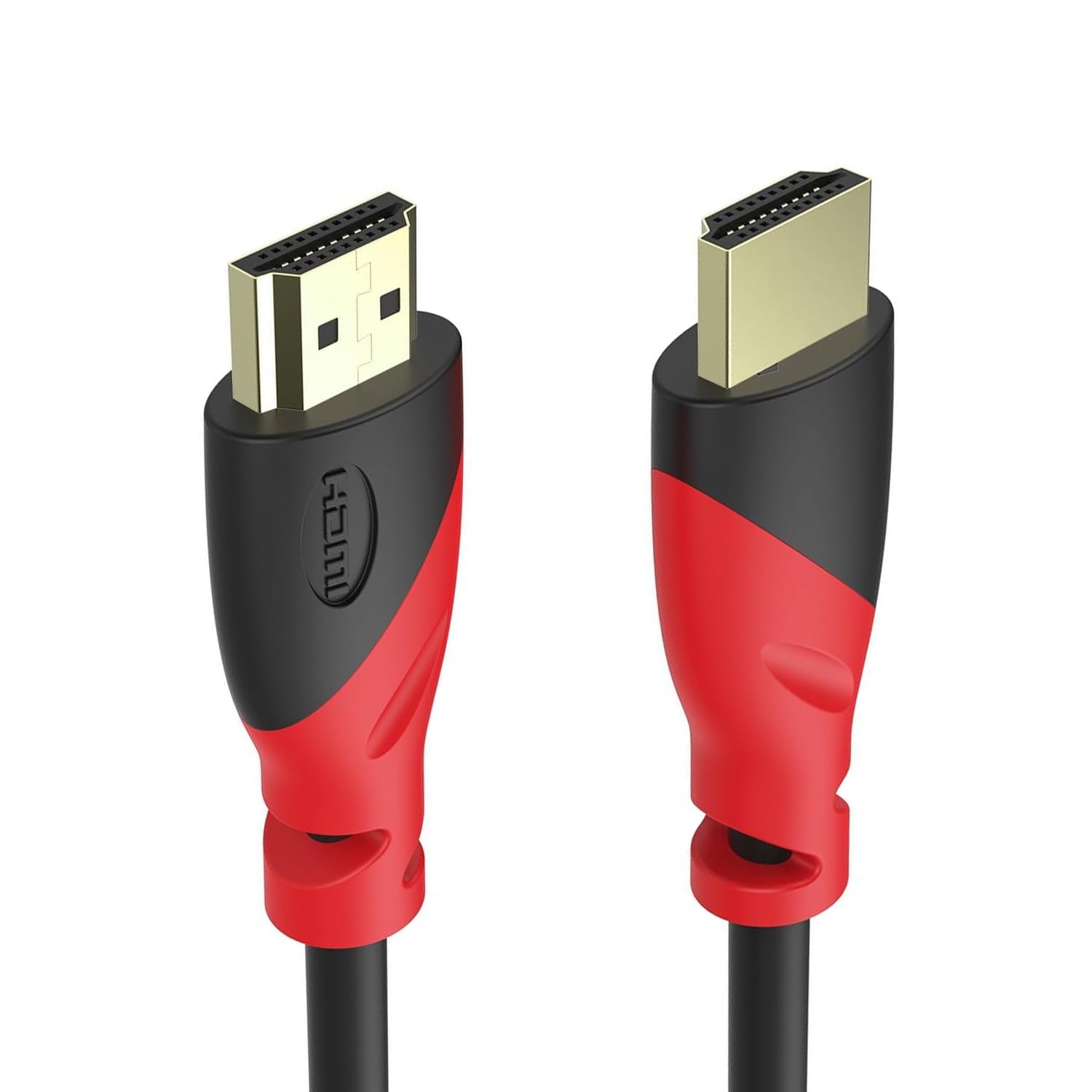 BESTOR 4K 60Hz HDMI Cable with ARC Support - 3M PVC Braided Cord for Smart TV, Laptop, Monitor, Projector (Red/Black) - Perfect for Home Theater, Gaming & Office Setup - Pack of 1