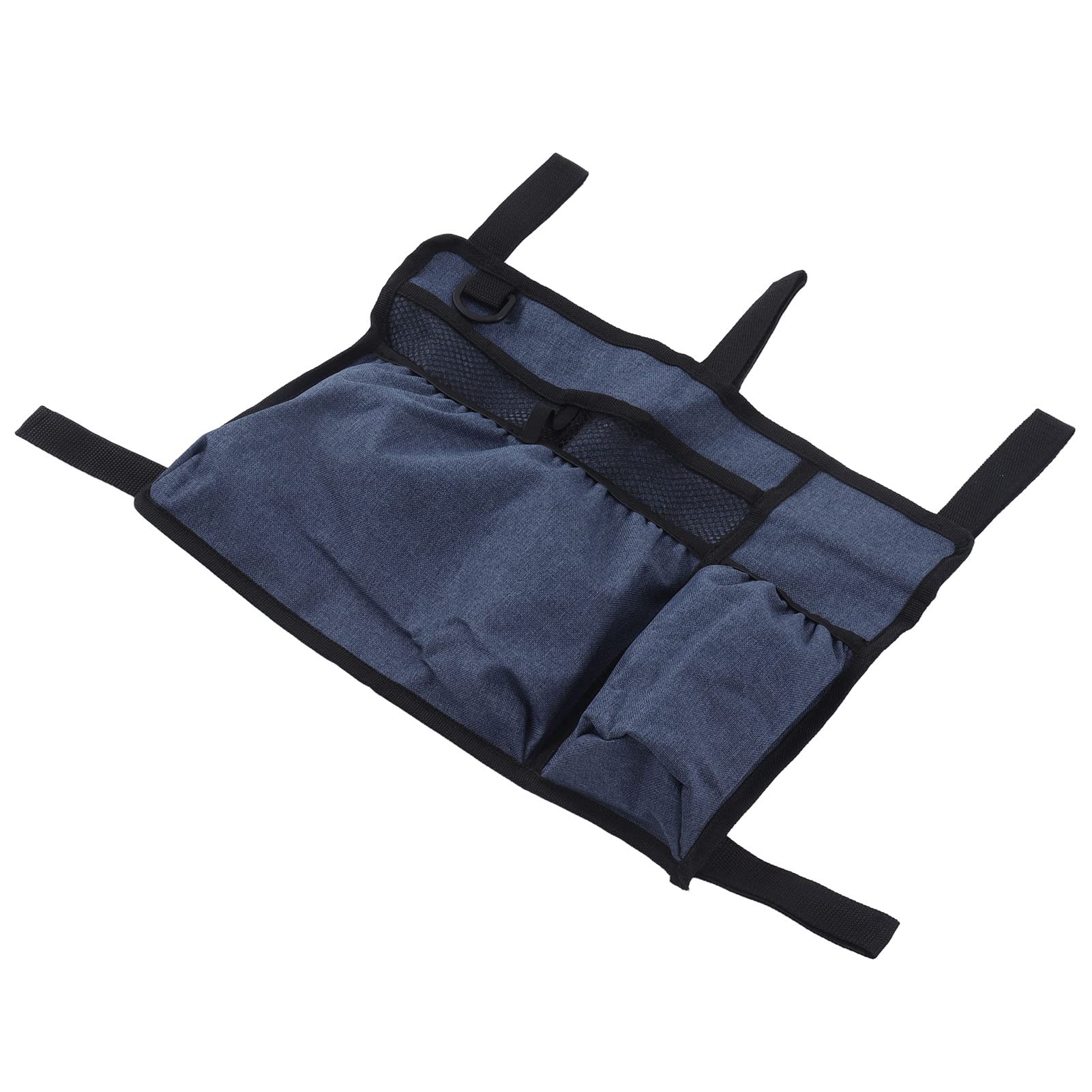Waterproof Walker Bag with Multiple Pockets - Machine Washable PVC Coated Basket for Walking Aids (Blue) | Perfect for Holding Water Bottles, Personal Items & Essentials During Walks, Shopping & Outdoor Activities