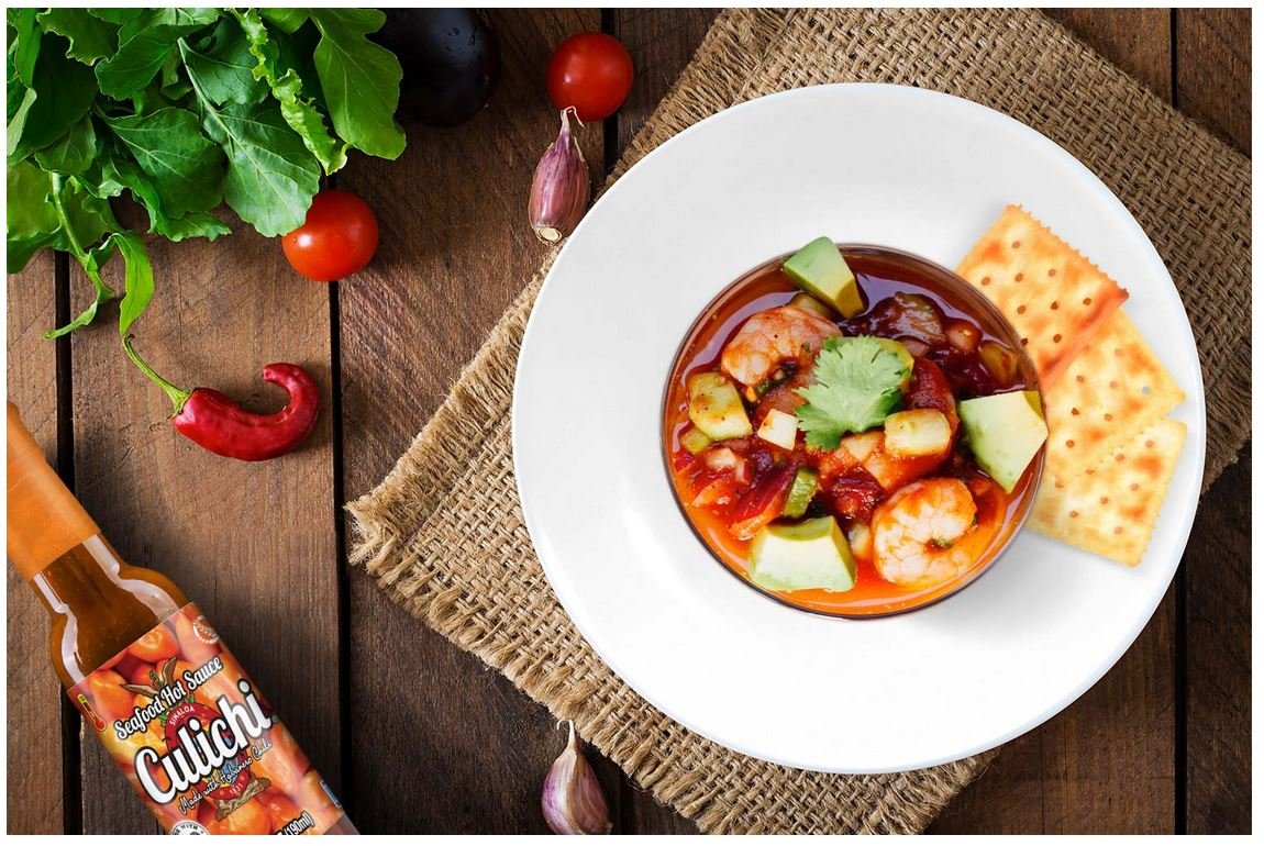 Authentic Mexican Salsa Culichi (TM) - Habanero Hot Sauce, Seafood Seasoning Sauce with Chiltepin 
