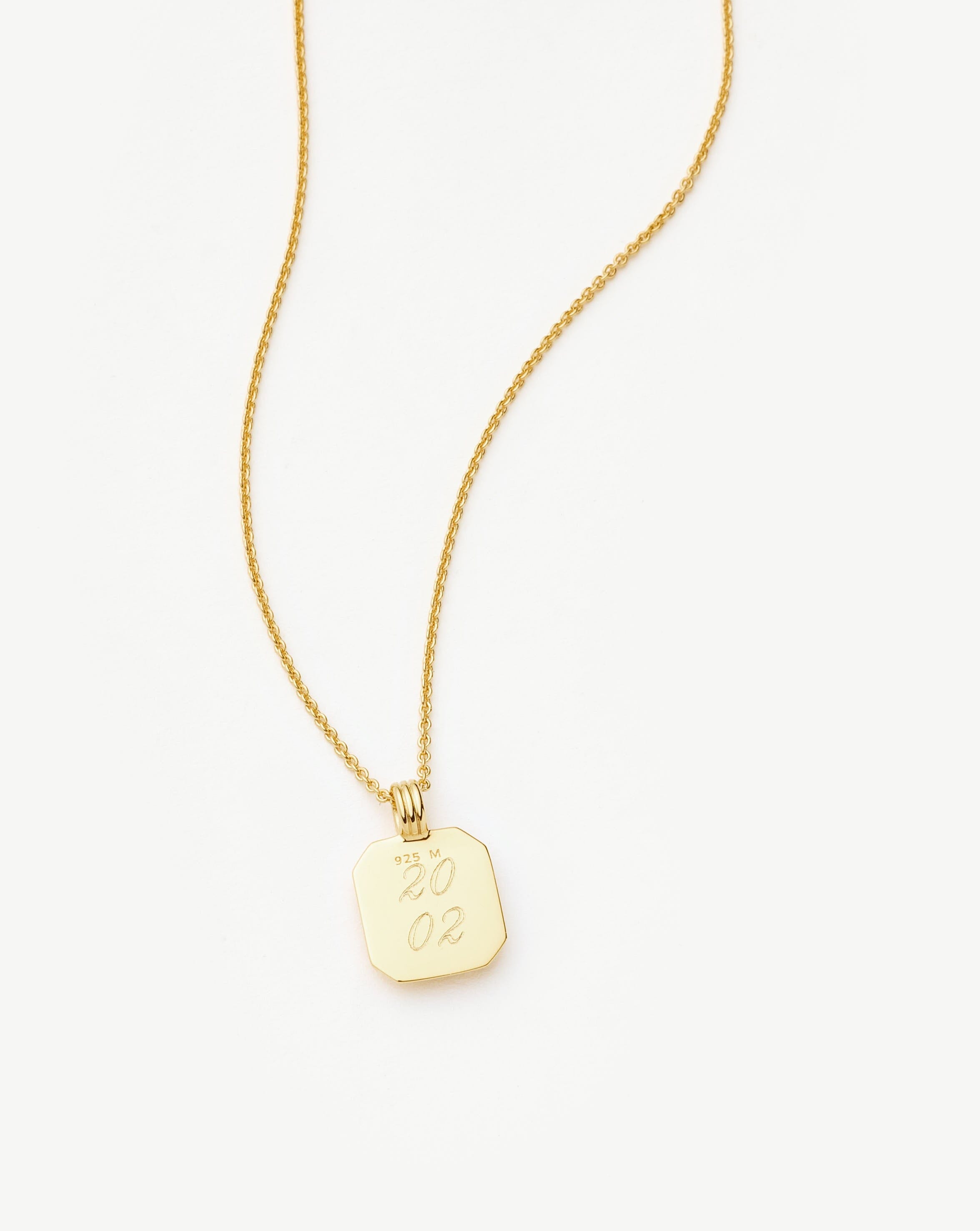 May Birthstone Necklace for Women - 18k Gold Vermeil & Dyed Green Chalcedony Pendant | Elegant Jewelry Gift for Mother's Day, Birthday & Anniversary