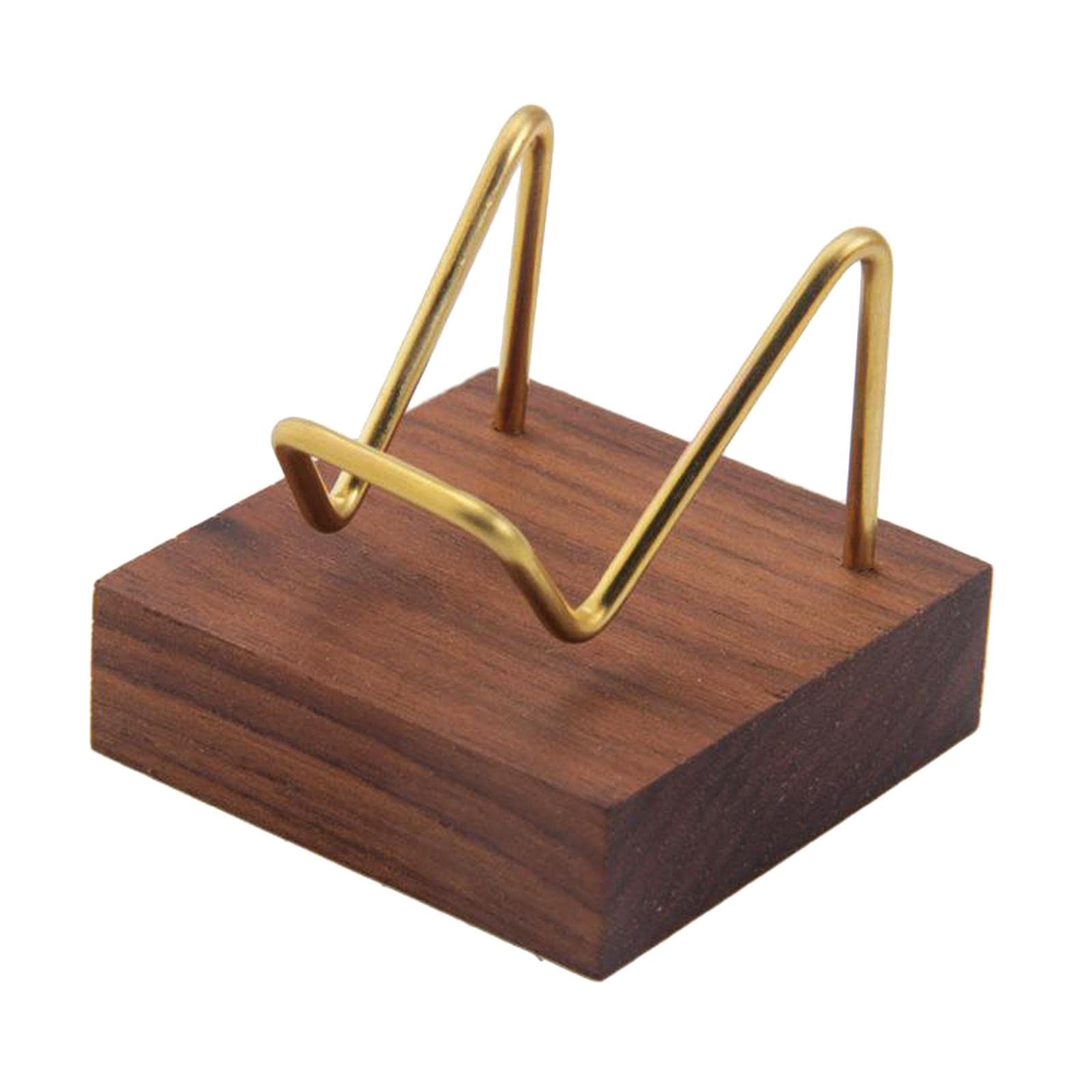 Natural Wooden Display Stand for Gemstones & Minerals - Crystal Pedestal for Amethyst, Citrine, Geode & Agate Specimens - Perfect for Home Decor, Jewelry Showcase & Mineral Collection Display