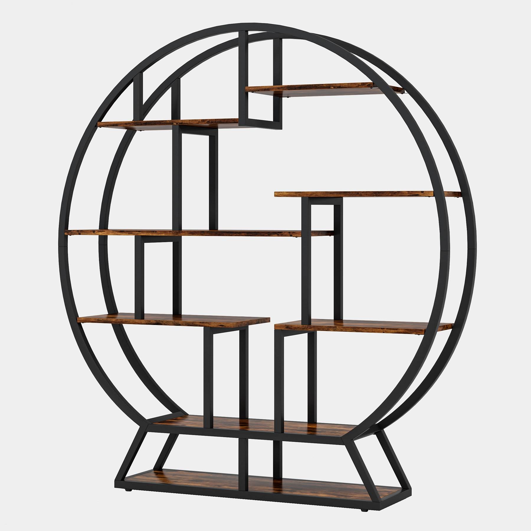 Round Plant Stand with 8 Shelves - 63