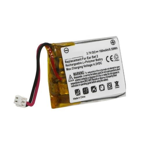 Synergy Digital Wireless Headset Replacement Battery for Sennheiser DW 10 Office Headset - 3.7V 160mAh Li-Polymer High Capacity Battery - Perfect for Business Calls & Long Work Sessions