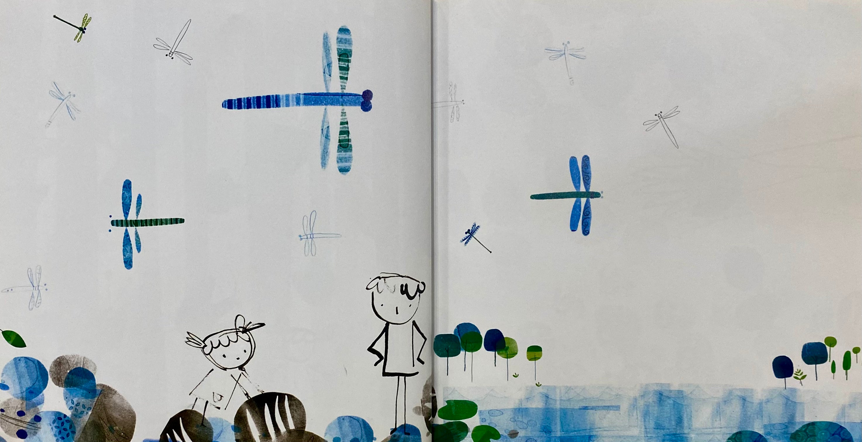 Signed Skipping Stones Book by Tatyana Feeney - Children's Picture Book for Outdoor Play & Nature Exploration