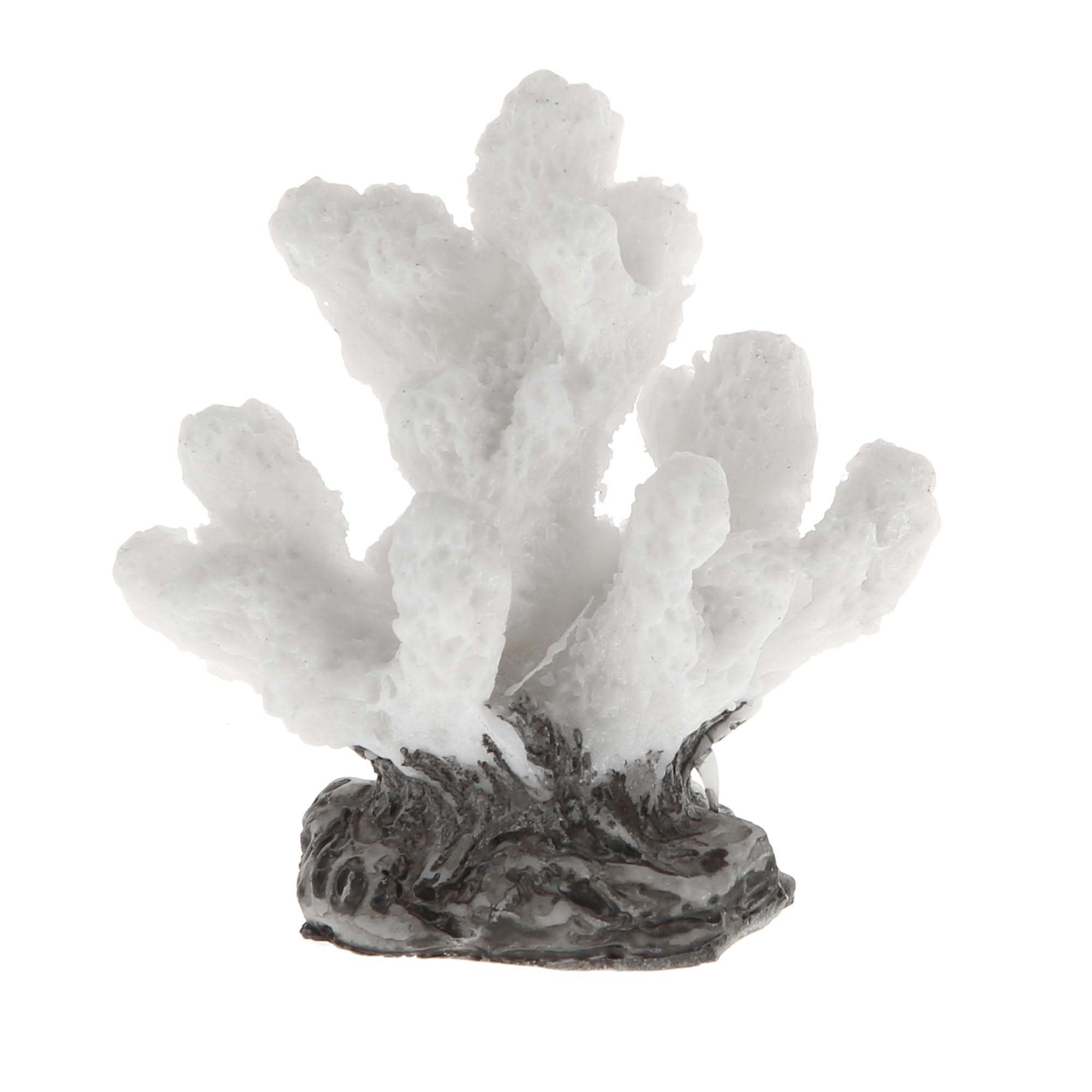 Vibrant Mini Faux Coral Reef Decor for Aquarium - 1.77x1.85 Inch White Artificial Coral - Perfect for Fish Tank, Home Decor & Ocean-Themed Party Decorations