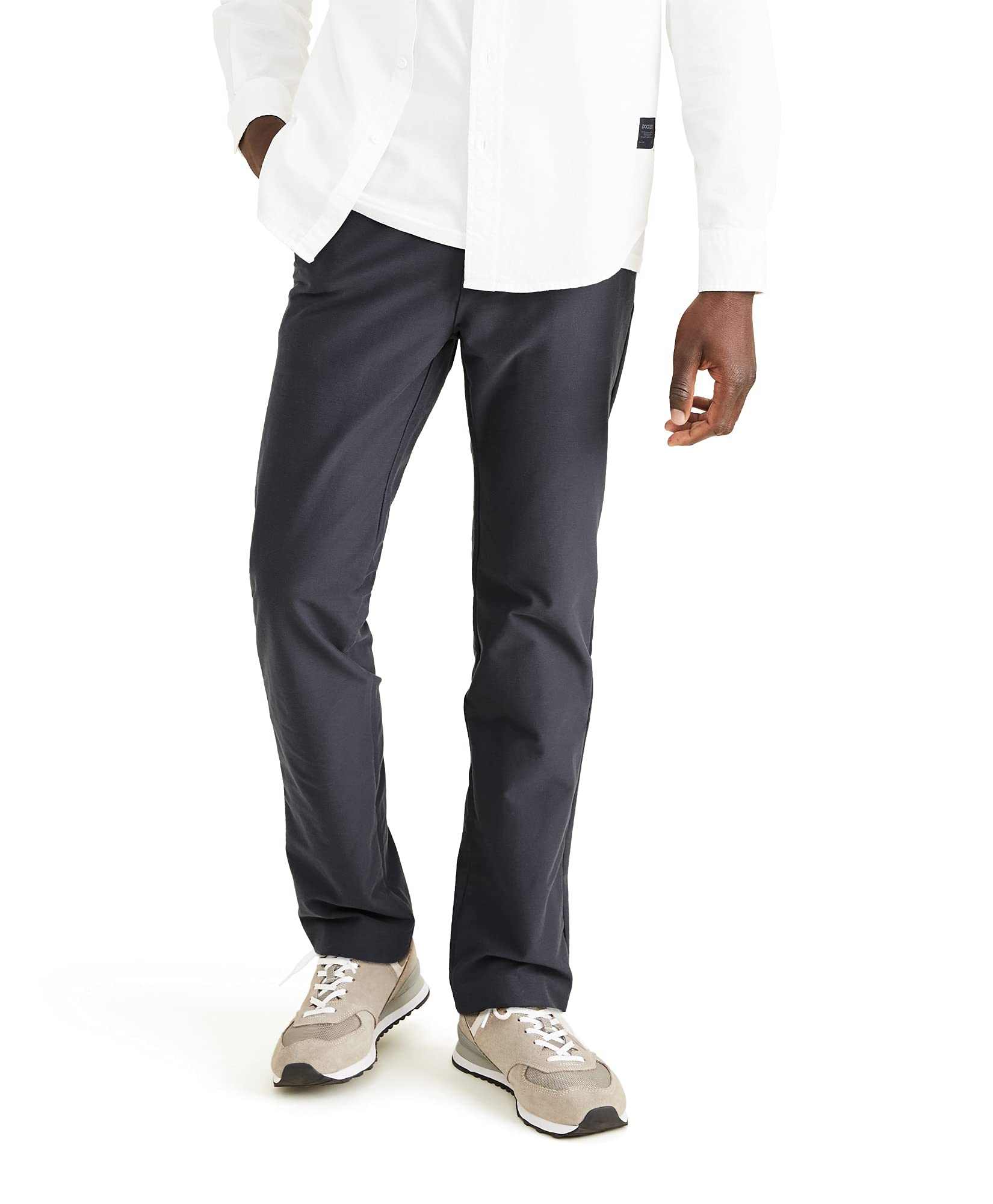 Dockers Men's Comfort Tapered Fit Smart 360 Knit Pants - Stretch Office & Travel Pants for Business Casual Wear