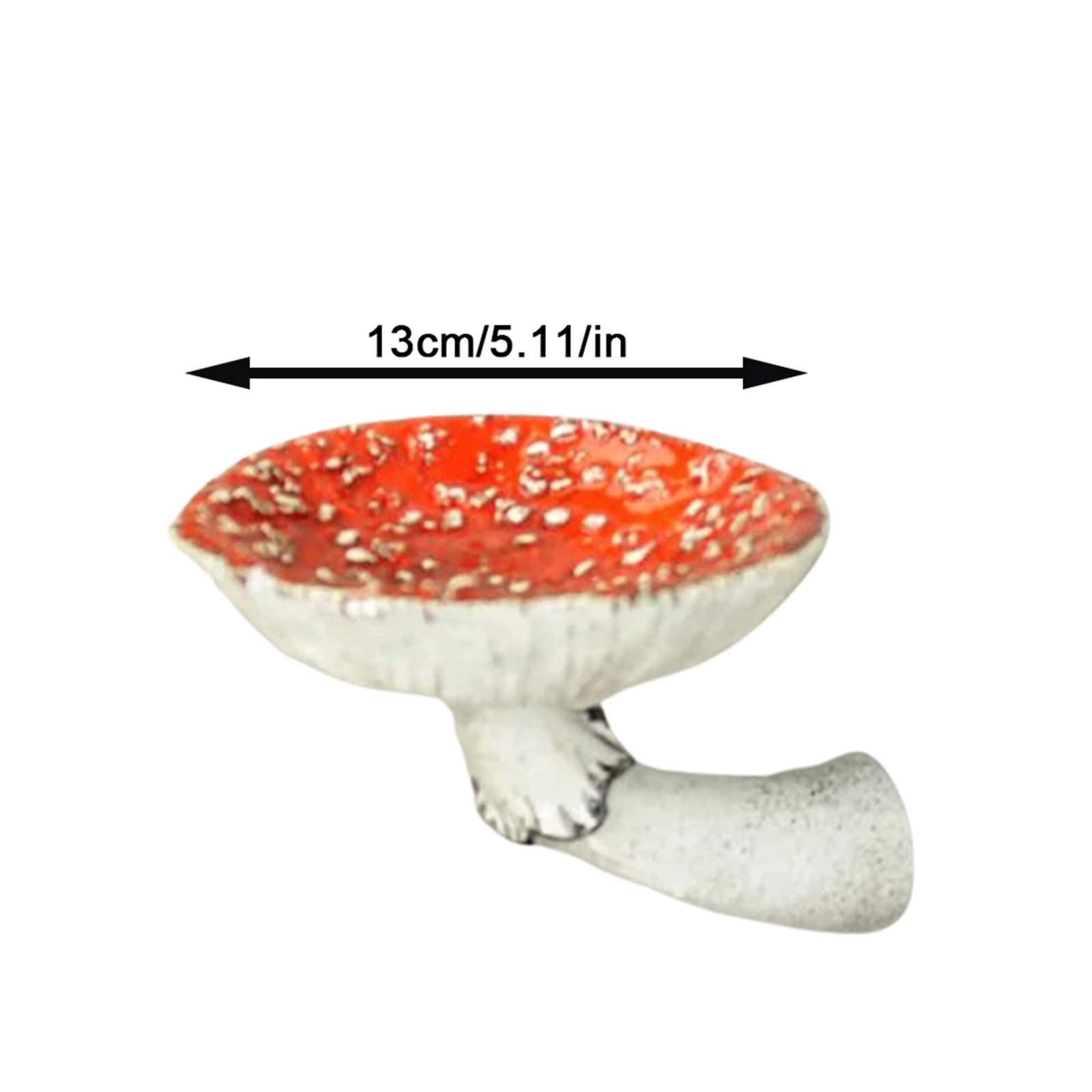 Whimsical Resin Amanita Mushroom Floating Shelves - Creative Hanging Wall Decor for Kitchen, Bathroom, Living Room & Bedroom | Unique Small Shelf for Plants, Candles & Home Decor