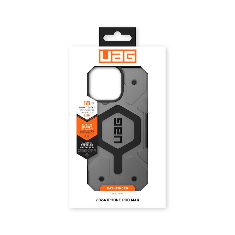 UAG Pathfinder Rugged Case for iPhone 16 Pro Max - Black | Military-Grade Drop Protection | Shockproof & Scratch-Resistant | Perfect for Outdoor Adventures & Daily Use